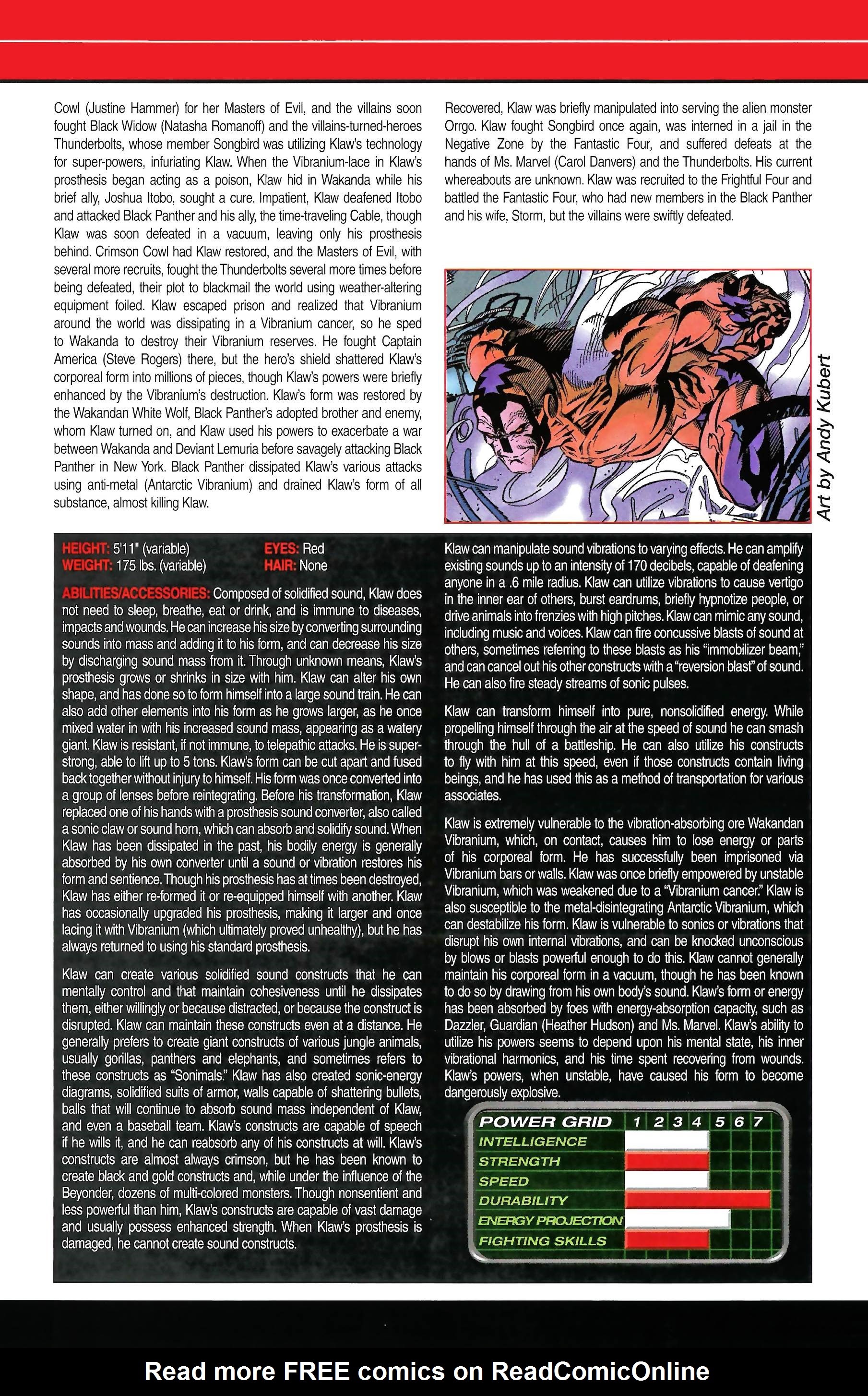 Read online Official Handbook of the Marvel Universe A to Z comic -  Issue # TPB 6 (Part 2) - 2