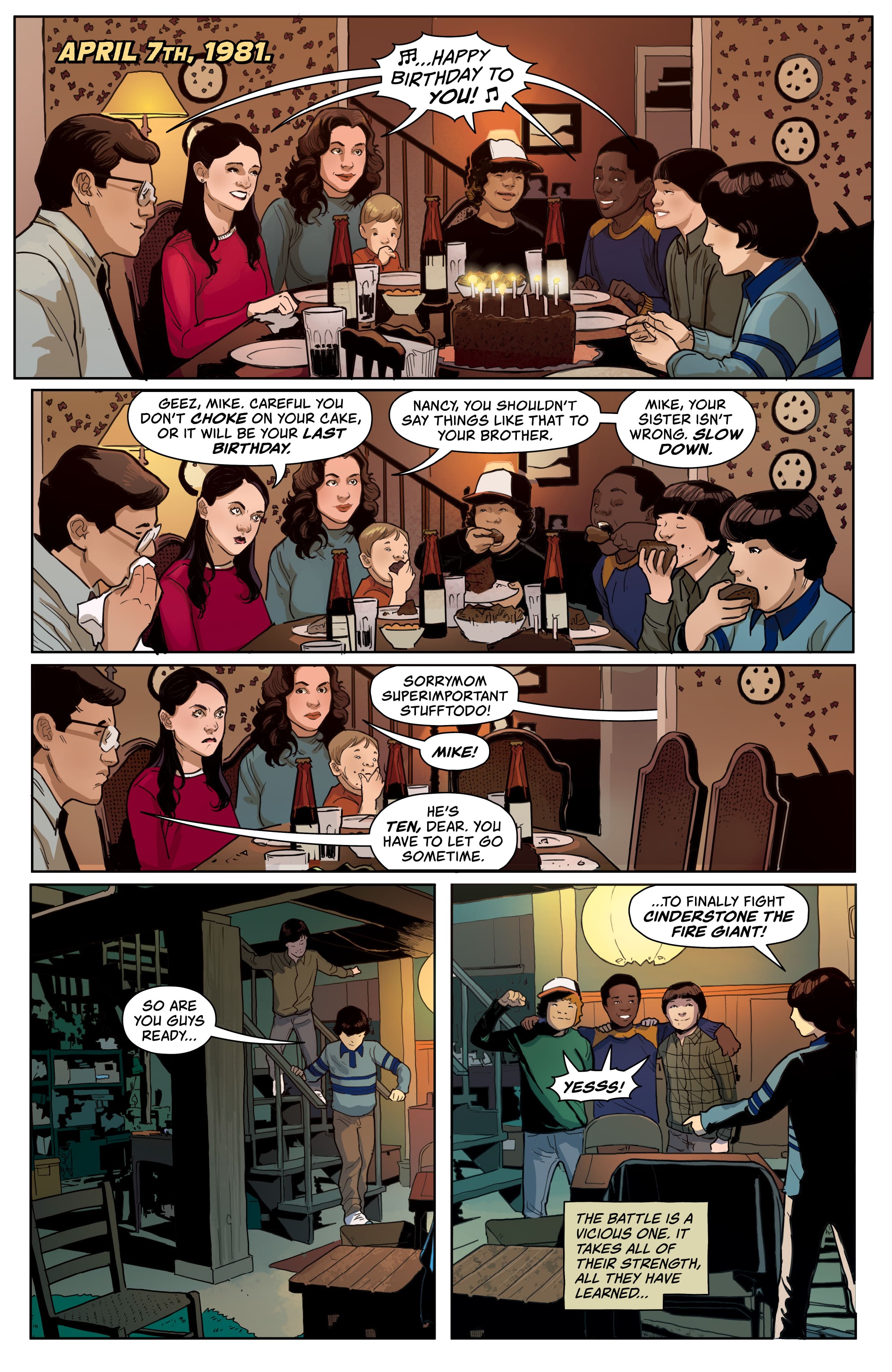Read online Stranger Things and Dungeons & Dragons comic -  Issue #1 - 18