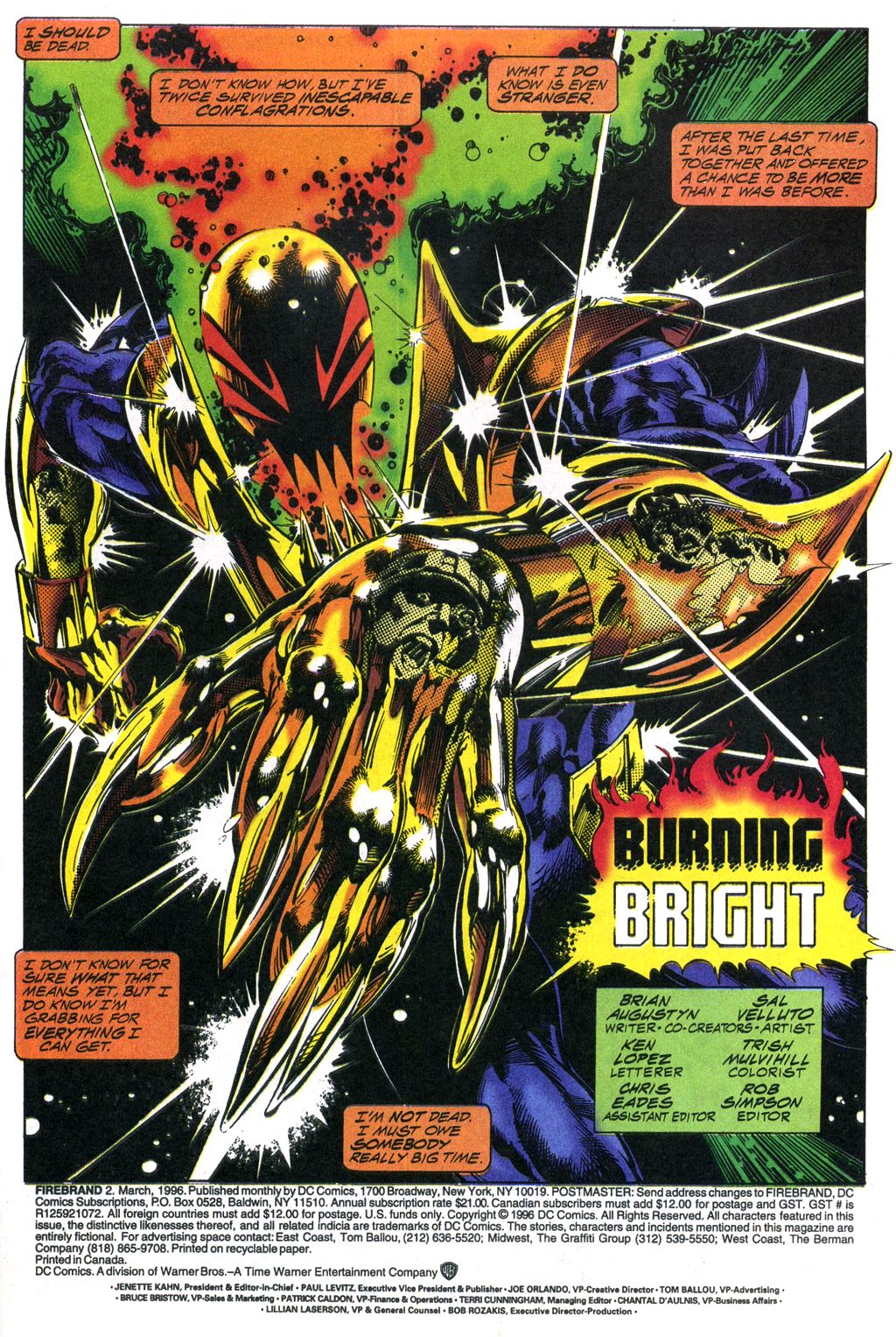 Read online Firebrand comic -  Issue #2 - 2