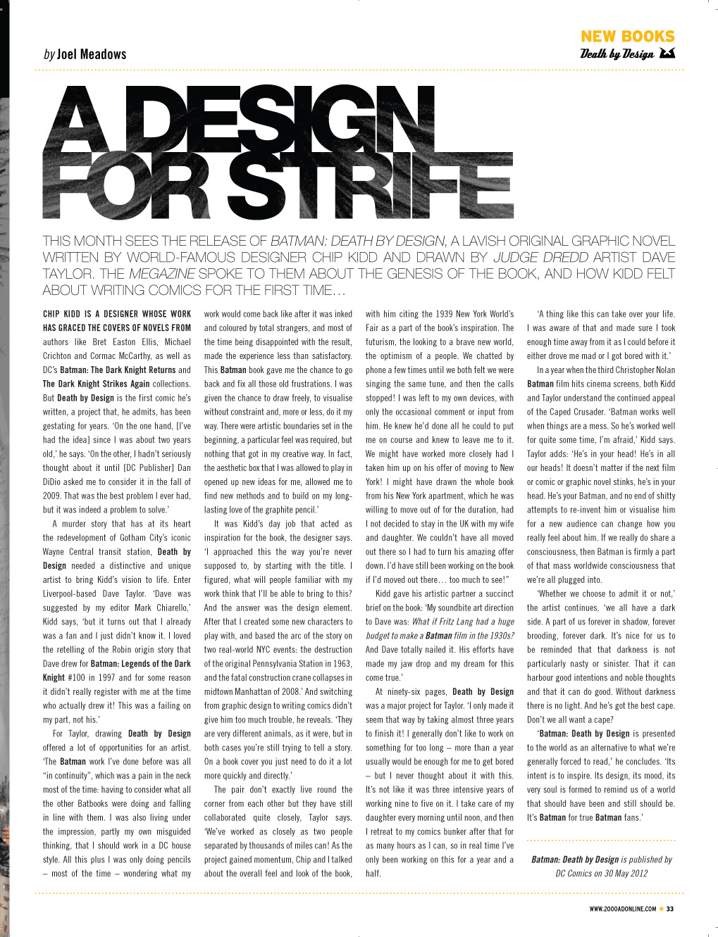 Read online Judge Dredd Megazine (Vol. 5) comic -  Issue #324 - 33