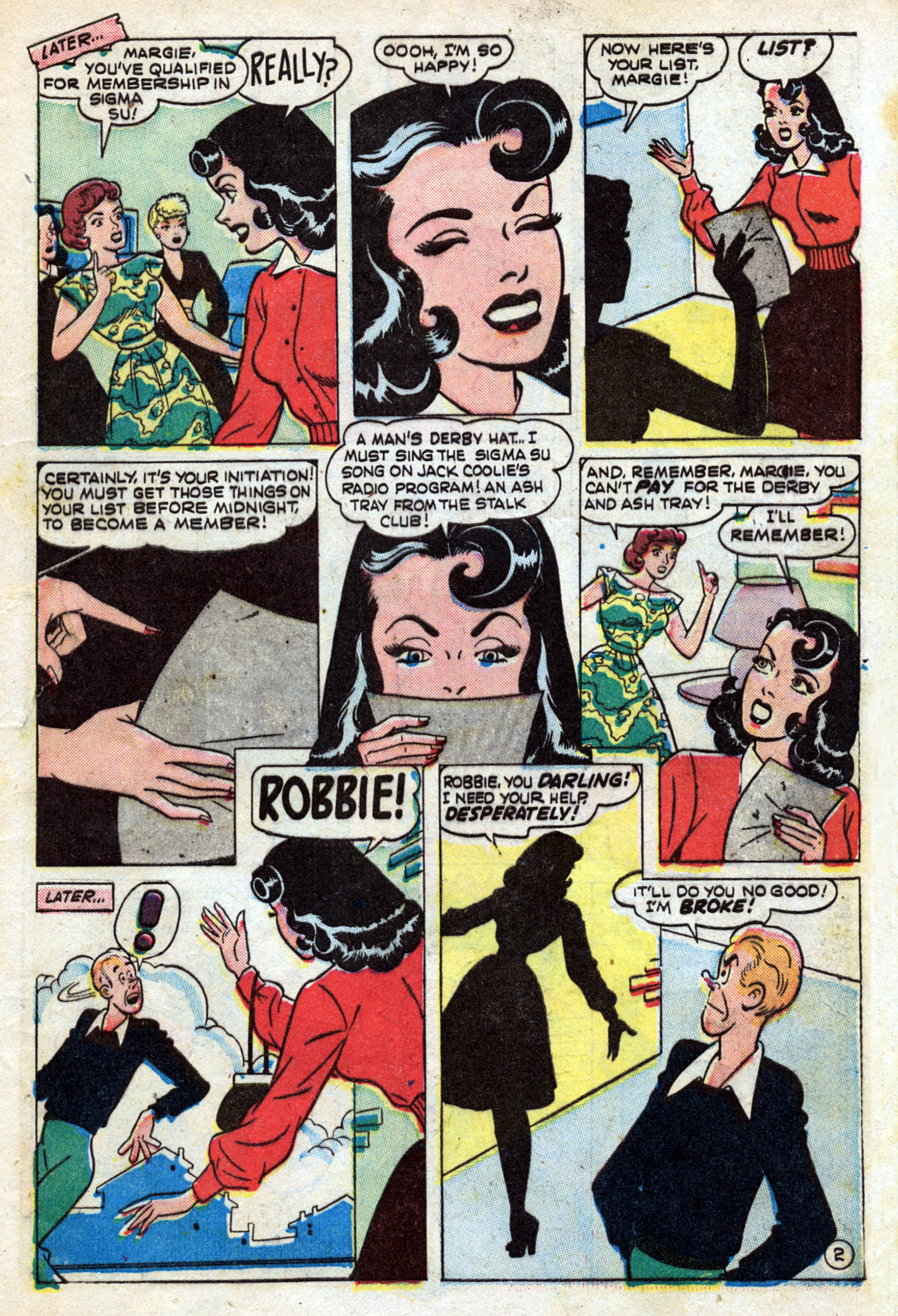 Read online Margie Comics comic -  Issue #43 - 13