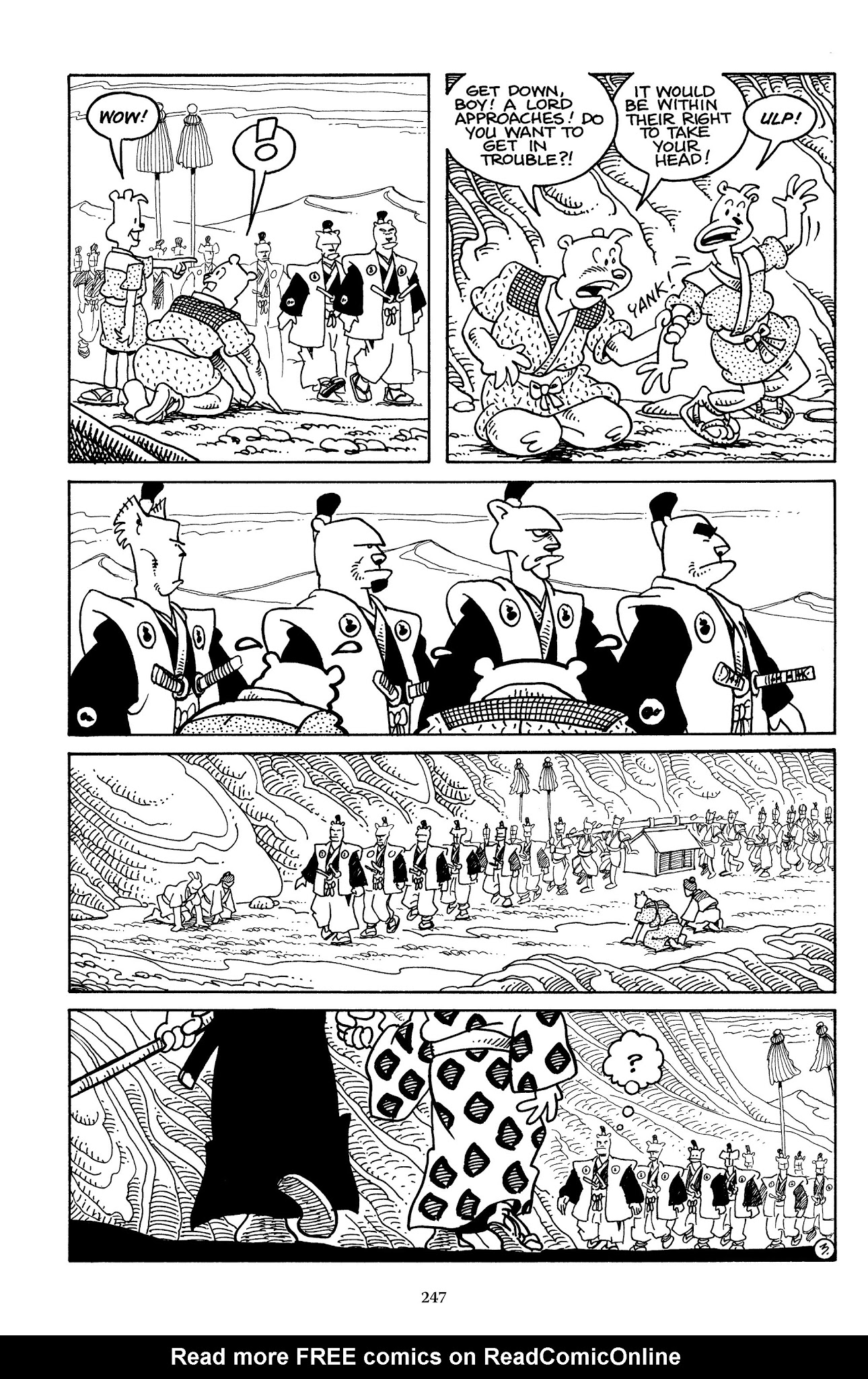 Read online The Usagi Yojimbo Saga comic -  Issue # TPB 2 - 244