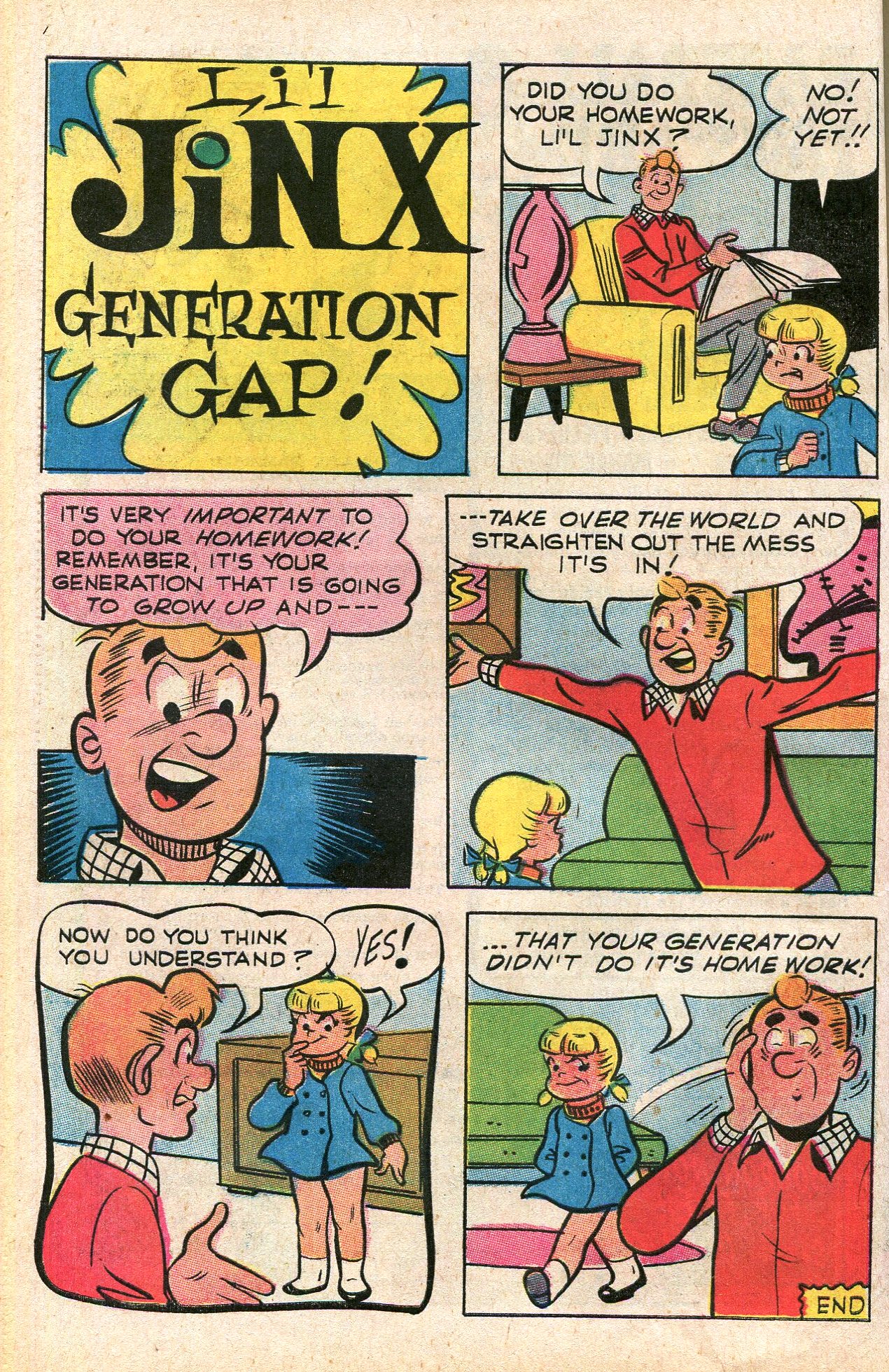 Read online Reggie's Wise Guy Jokes comic -  Issue #7 - 26