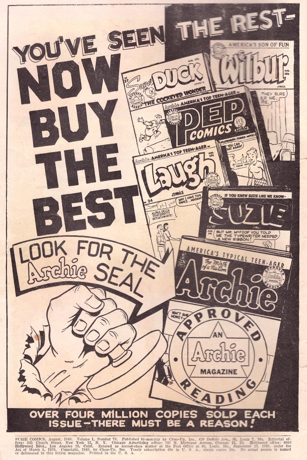 Read online Suzie Comics comic -  Issue #70 - 3