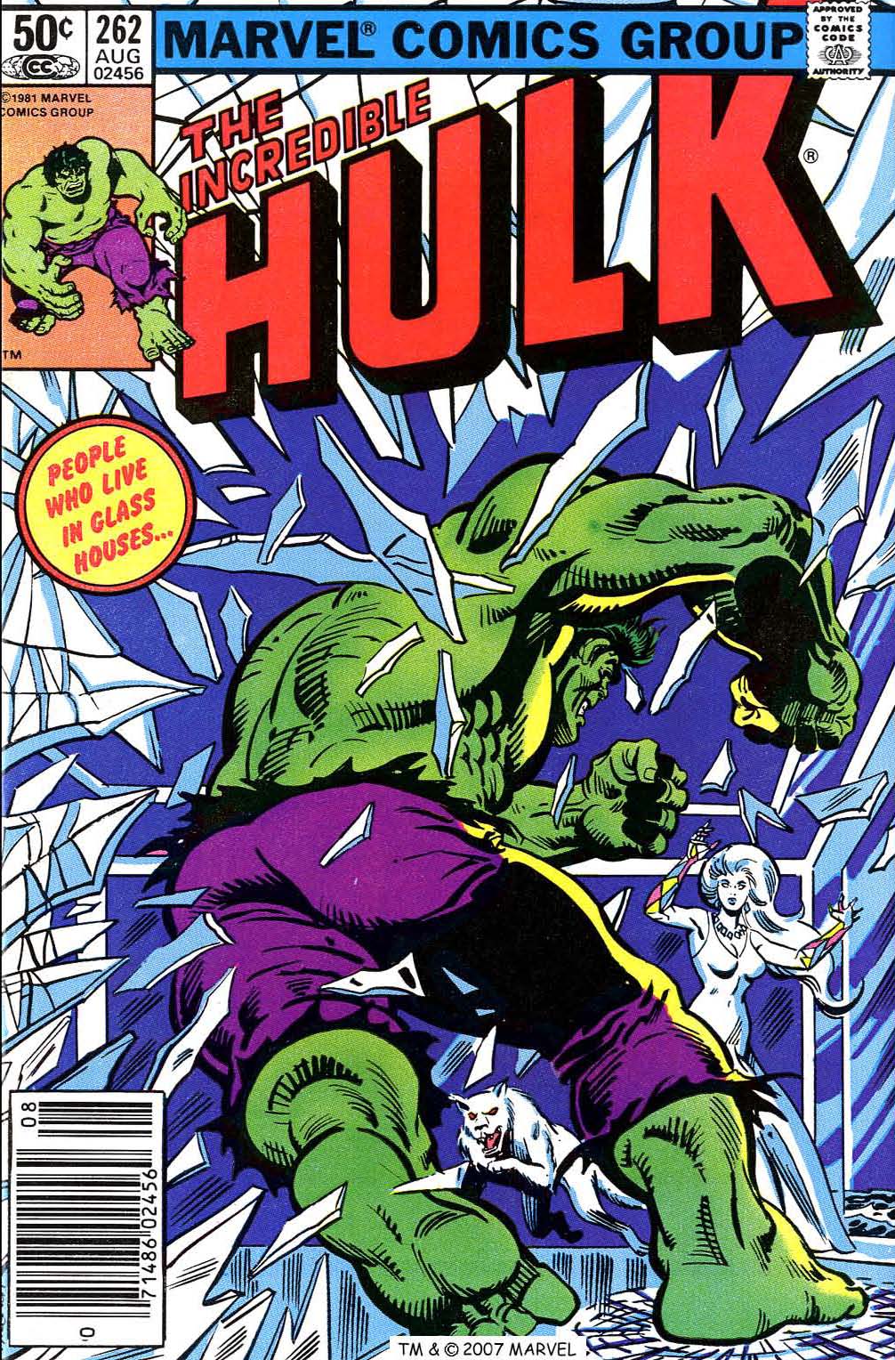 Read online The Incredible Hulk (1968) comic -  Issue #262 - 1