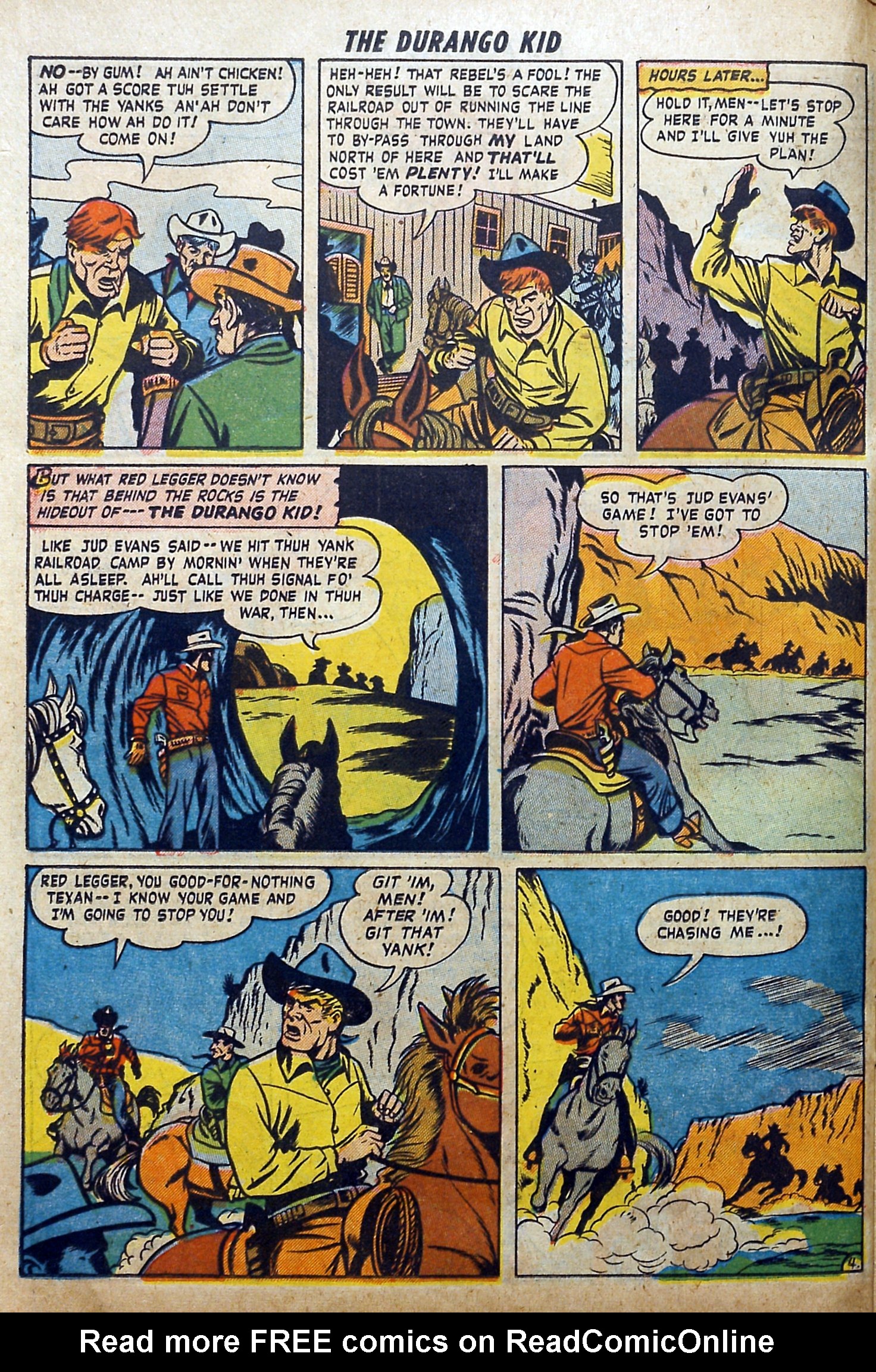 Read online Charles Starrett as The Durango Kid comic -  Issue #1 - 22