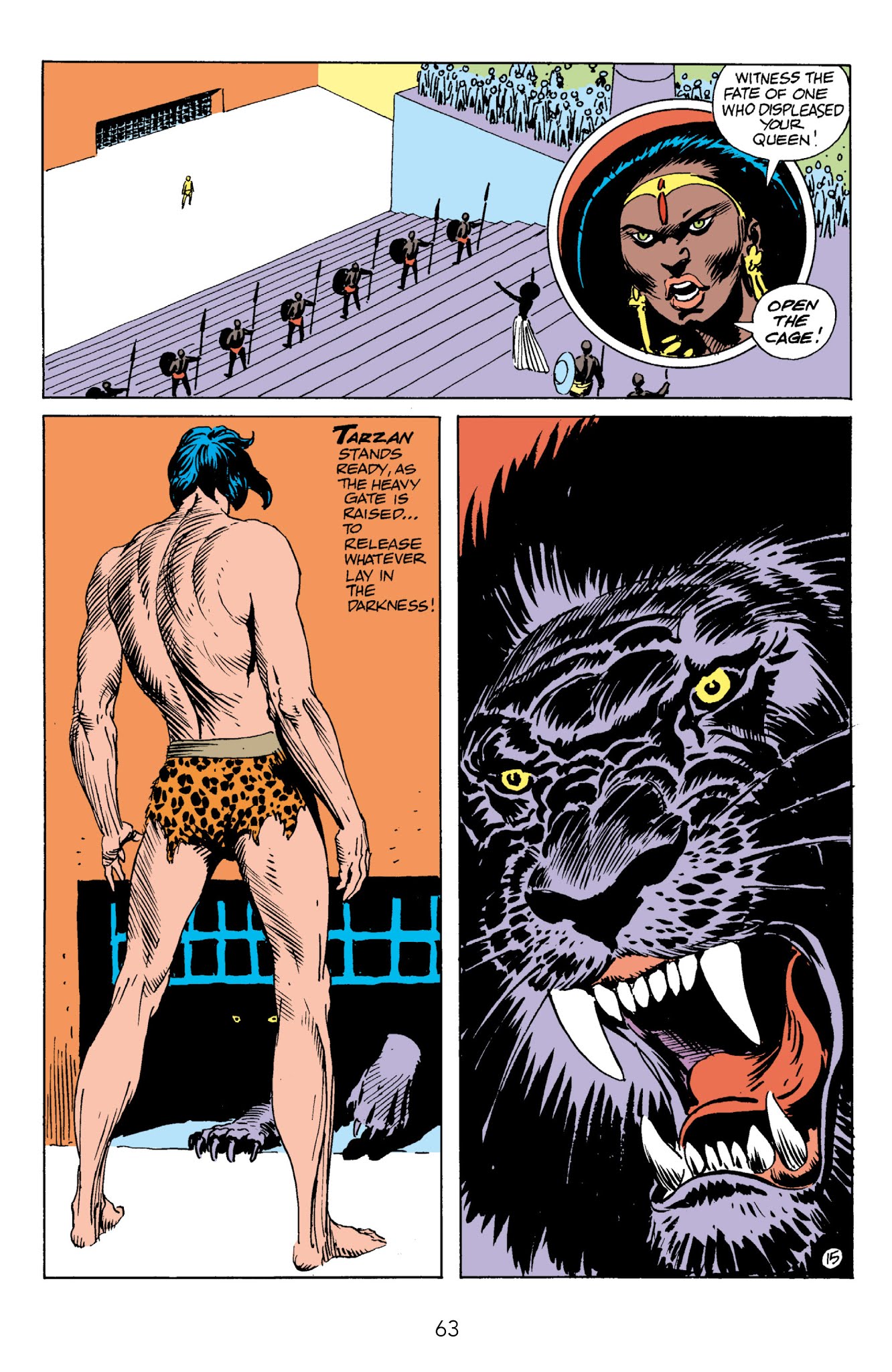 Read online Edgar Rice Burroughs' Tarzan The Joe Kubert Years comic -  Issue # TPB 2 (Part 1) - 64