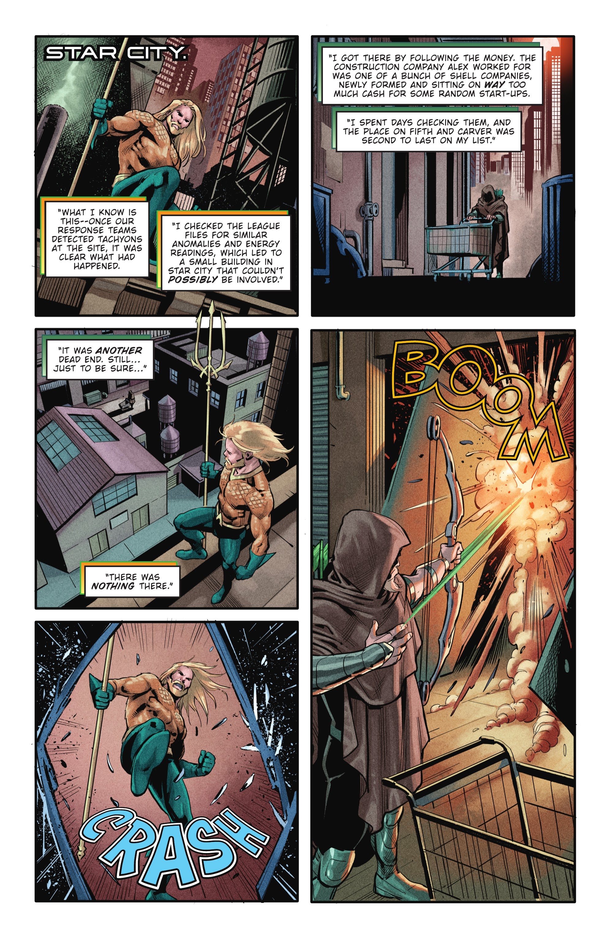 Read online Aquaman/Green Arrow - Deep Target comic -  Issue #3 - 12