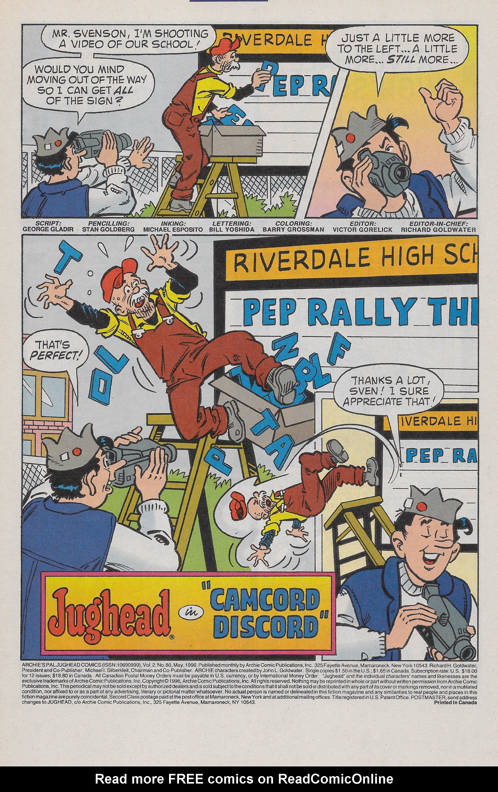 Read online Archie's Pal Jughead Comics comic -  Issue #80 - 3