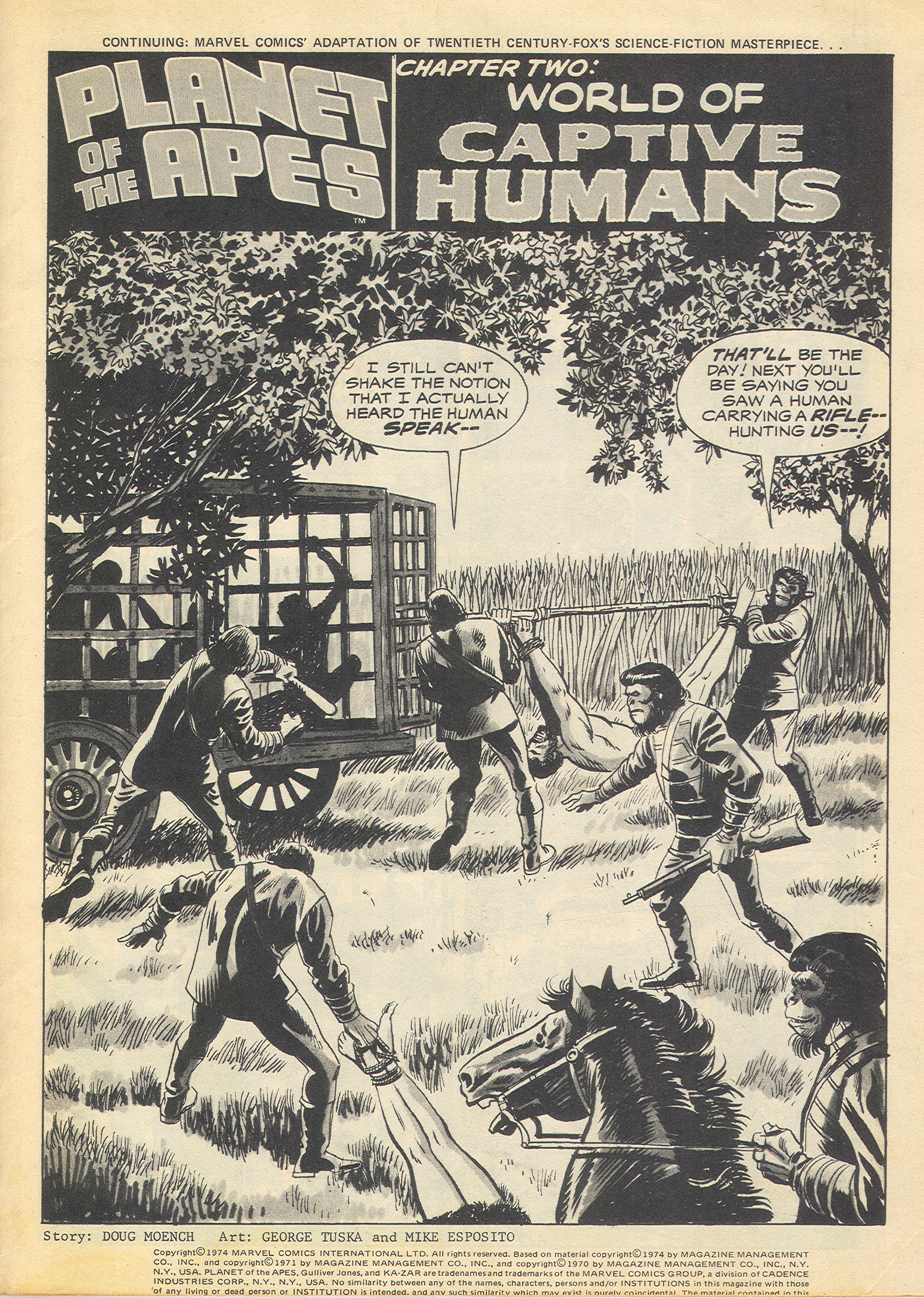 Read online Planet of the Apes (1974) comic -  Issue #2 - 3