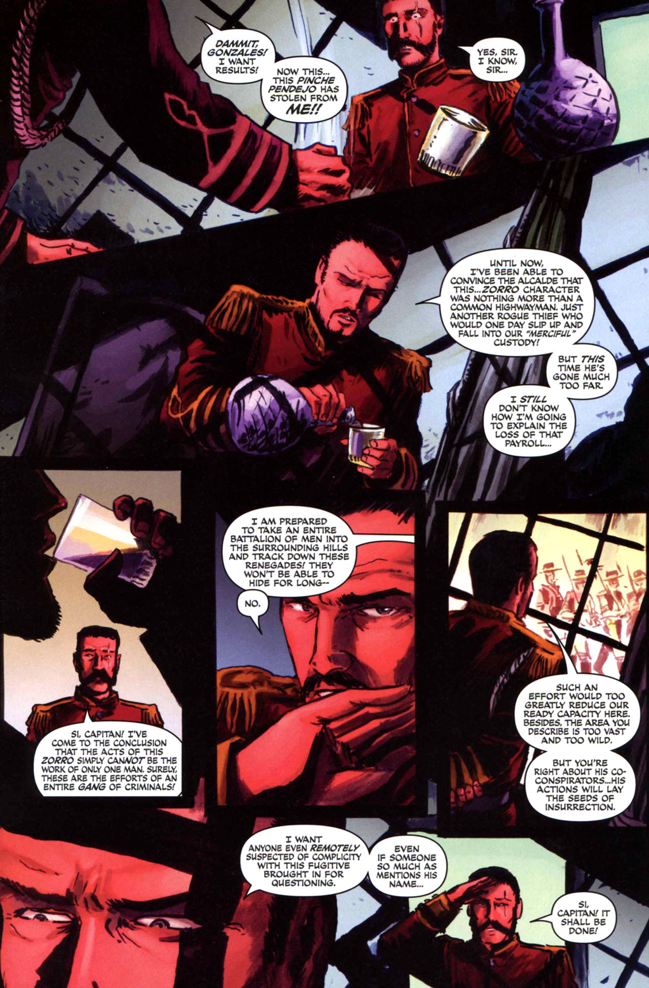 Read online Zorro (2008) comic -  Issue #7 - 11