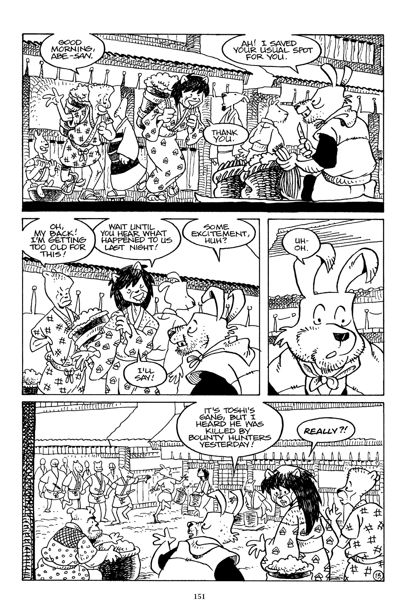 Read online The Usagi Yojimbo Saga comic -  Issue # TPB 7 - 147