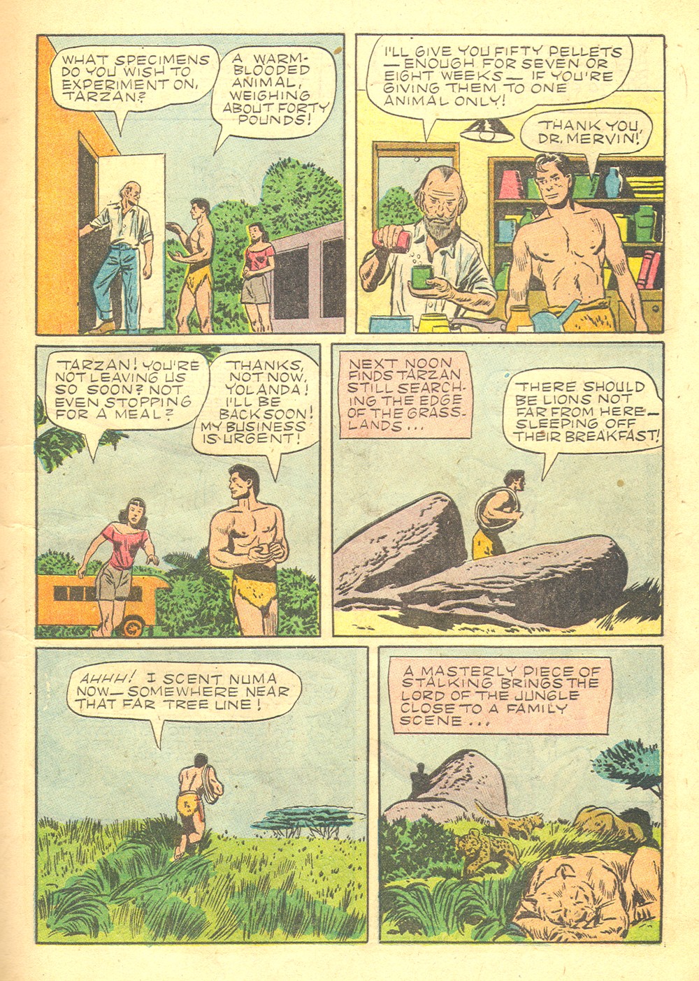 Read online Tarzan (1948) comic -  Issue #36 - 17