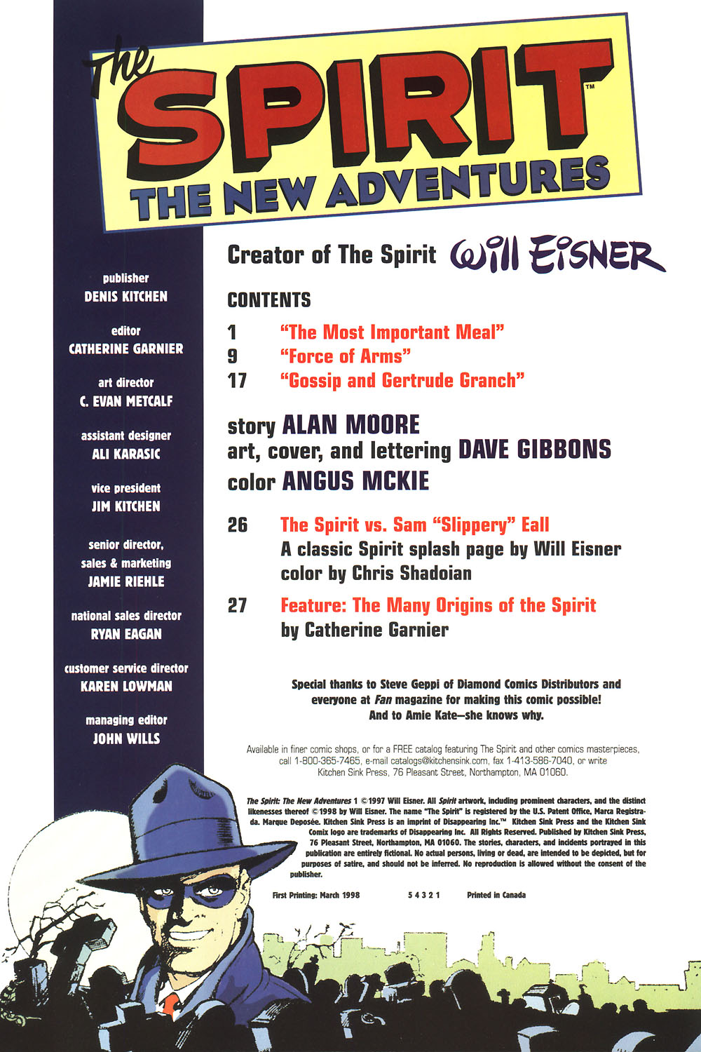 Read online The Spirit: The New Adventures comic -  Issue #1 - 2