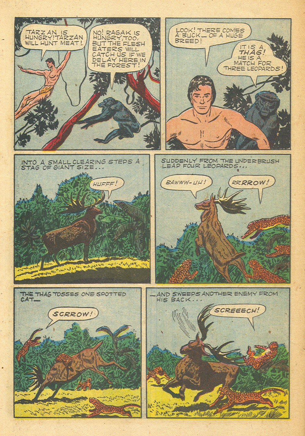 Read online Tarzan (1948) comic -  Issue #32 - 22