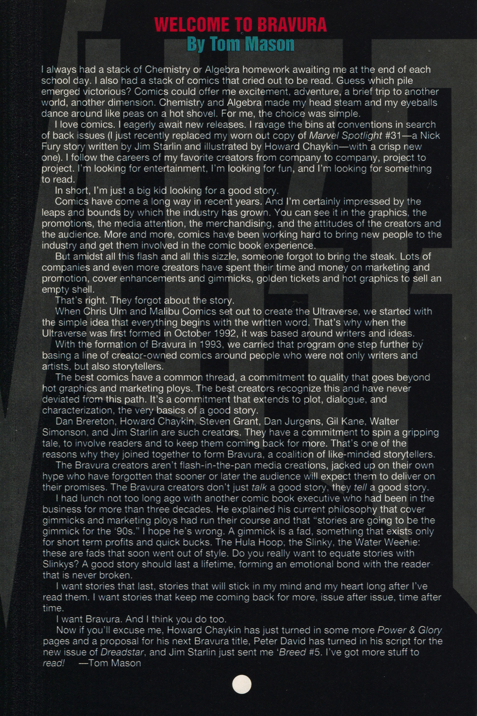 Read online Bravura comic -  Issue #0.5 - 4