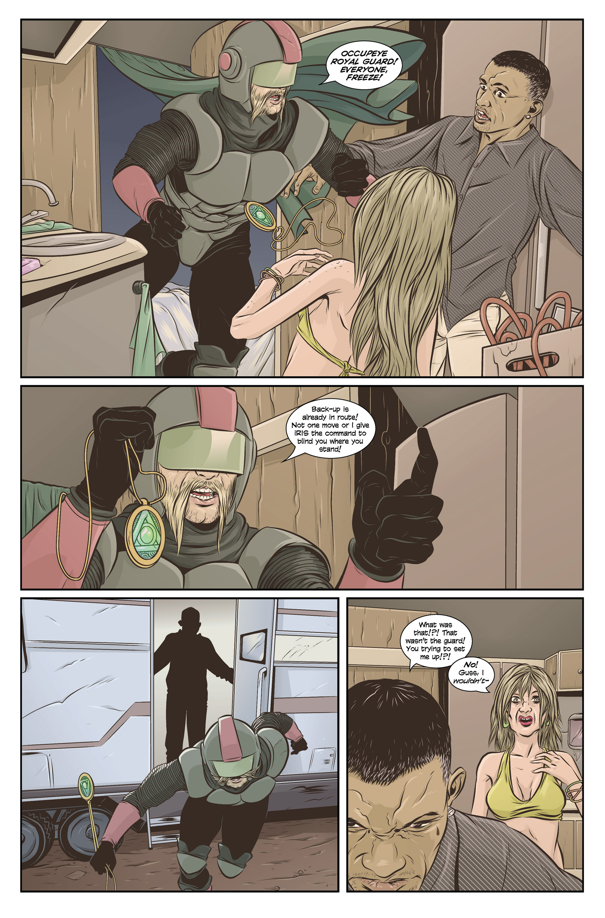 Read online Skinned comic -  Issue #3 - 12