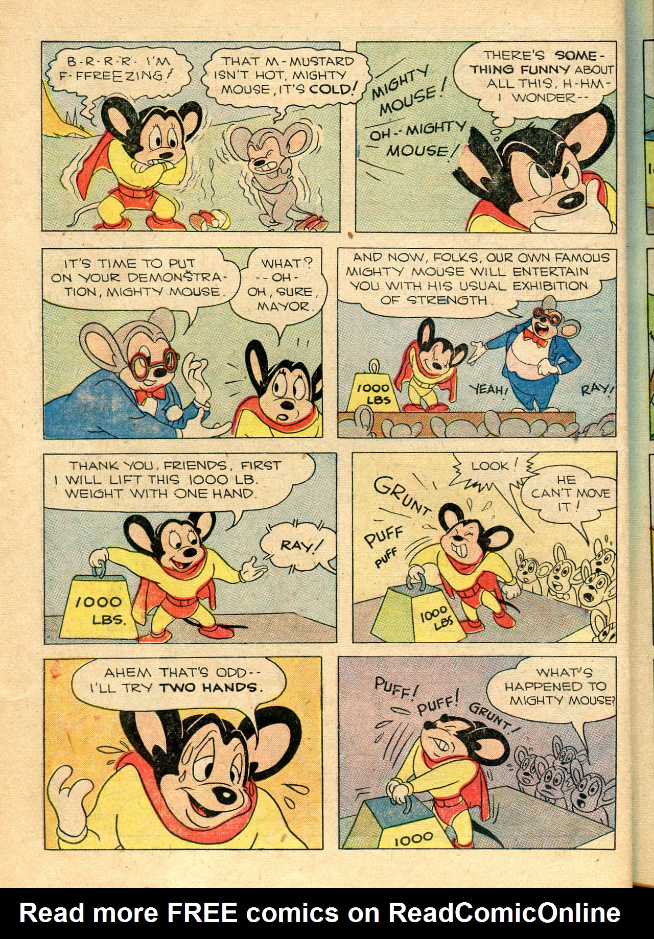 Read online Paul Terry's Mighty Mouse Comics comic -  Issue #25 - 14