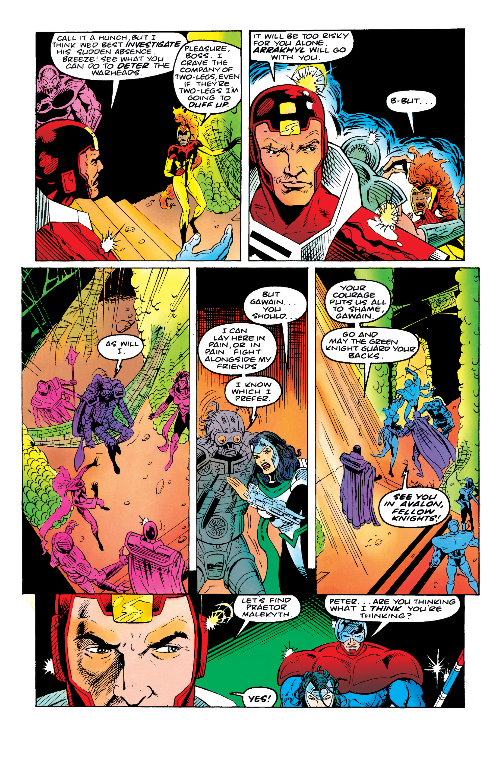 Read online Knights of Pendragon Omnibus comic -  Issue # TPB (Part 6) - 77