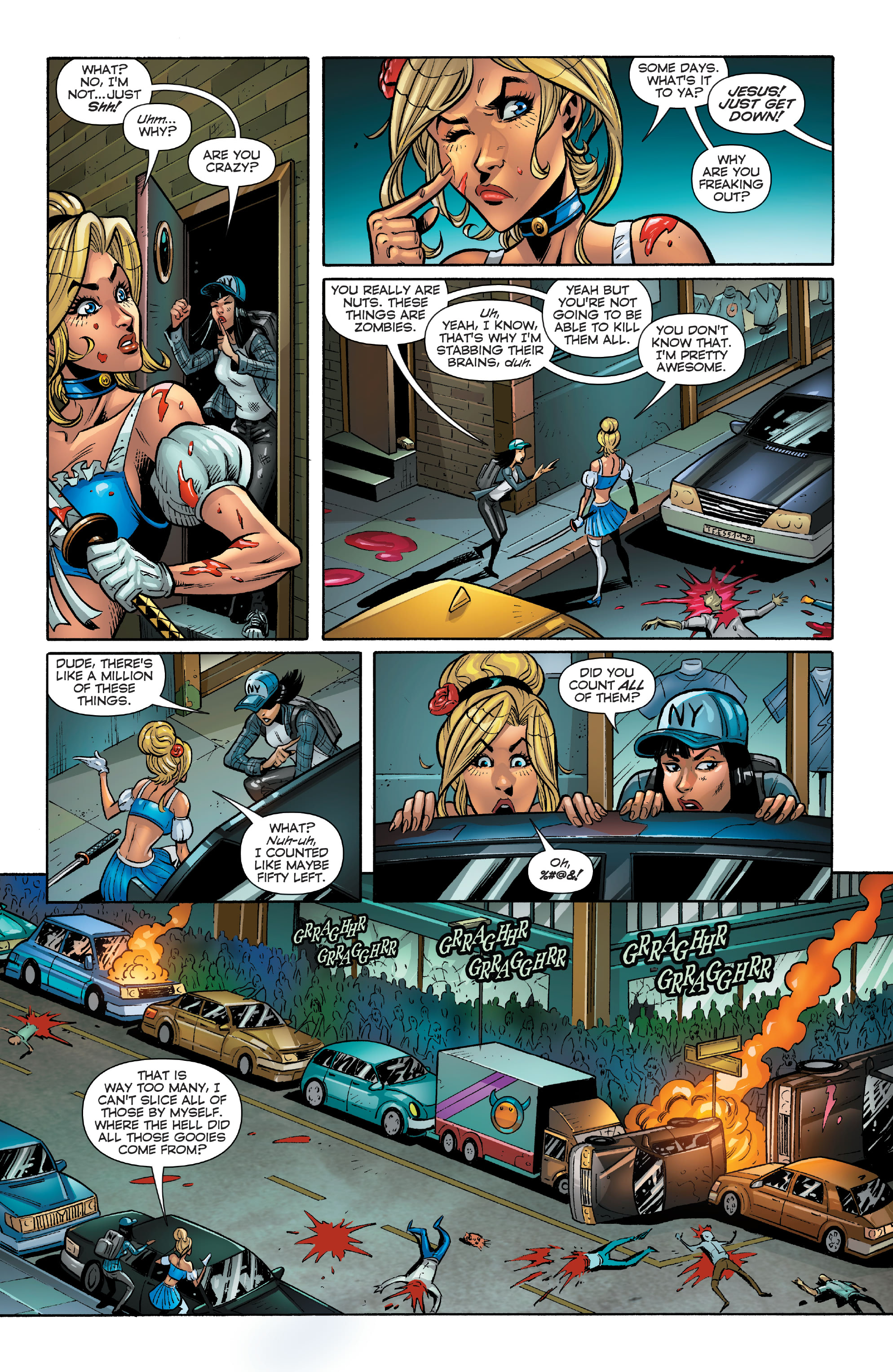 Read online Grimm Spotlight: Cinderella vs Zombies comic -  Issue # Full - 18
