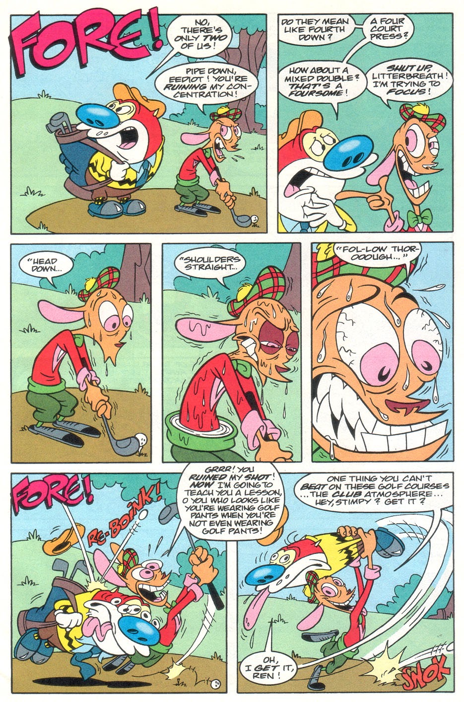 Read online The Ren and Stimpy Show Special: Four Swerks comic -  Issue # Full - 7