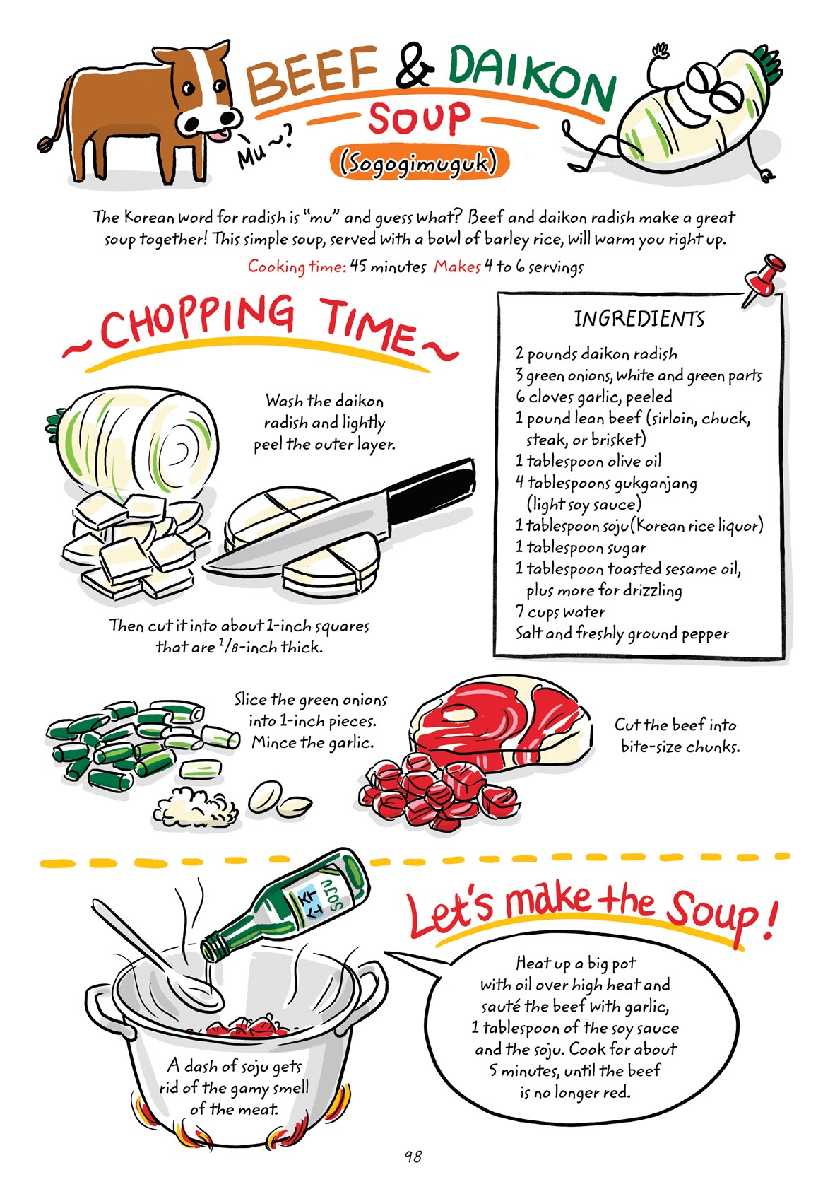 Read online Cook Korean! A Comic Book With Recipes comic -  Issue # TPB (Part 1) - 97