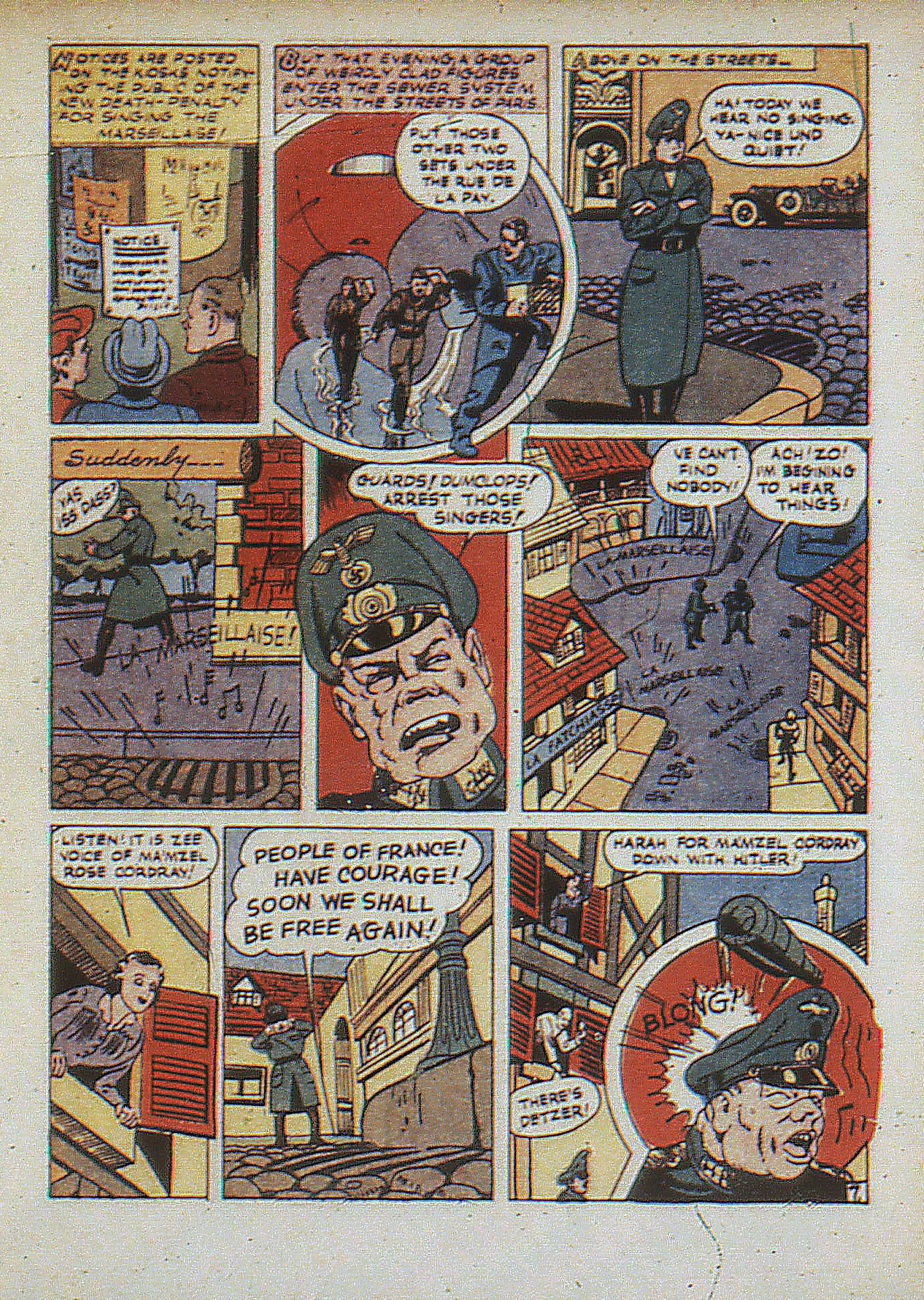Read online Captain Battle Comics comic -  Issue #1 - 9