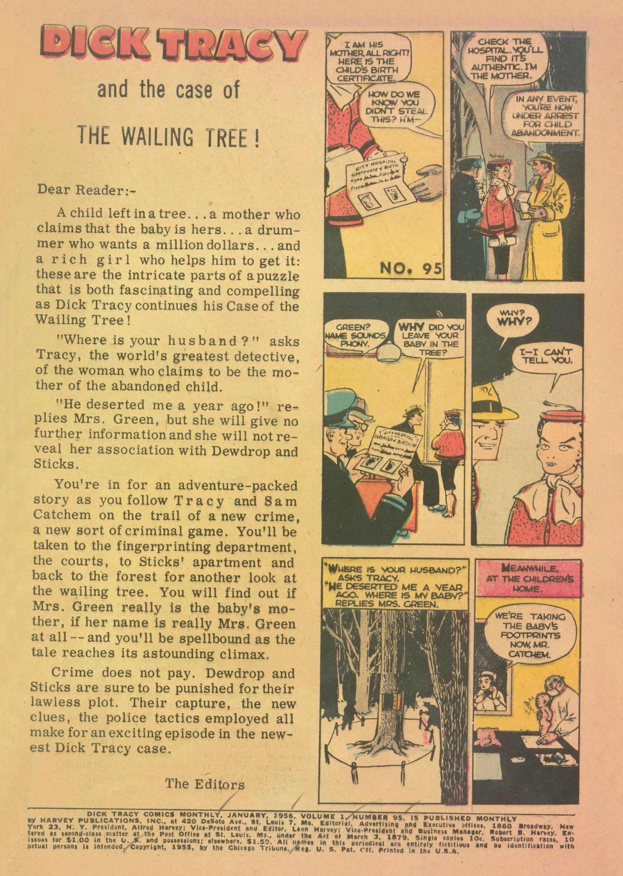 Read online Dick Tracy comic -  Issue #95 - 3