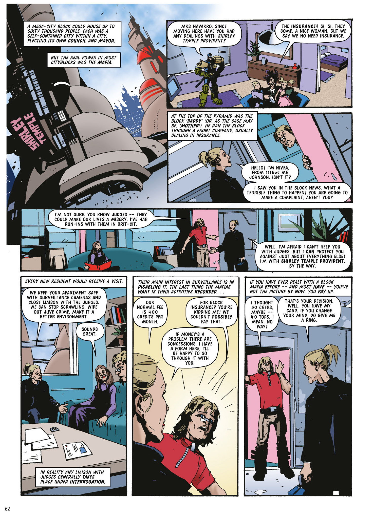 Read online Judge Dredd: The Complete Case Files comic -  Issue # TPB 32 (Part 1) - 64