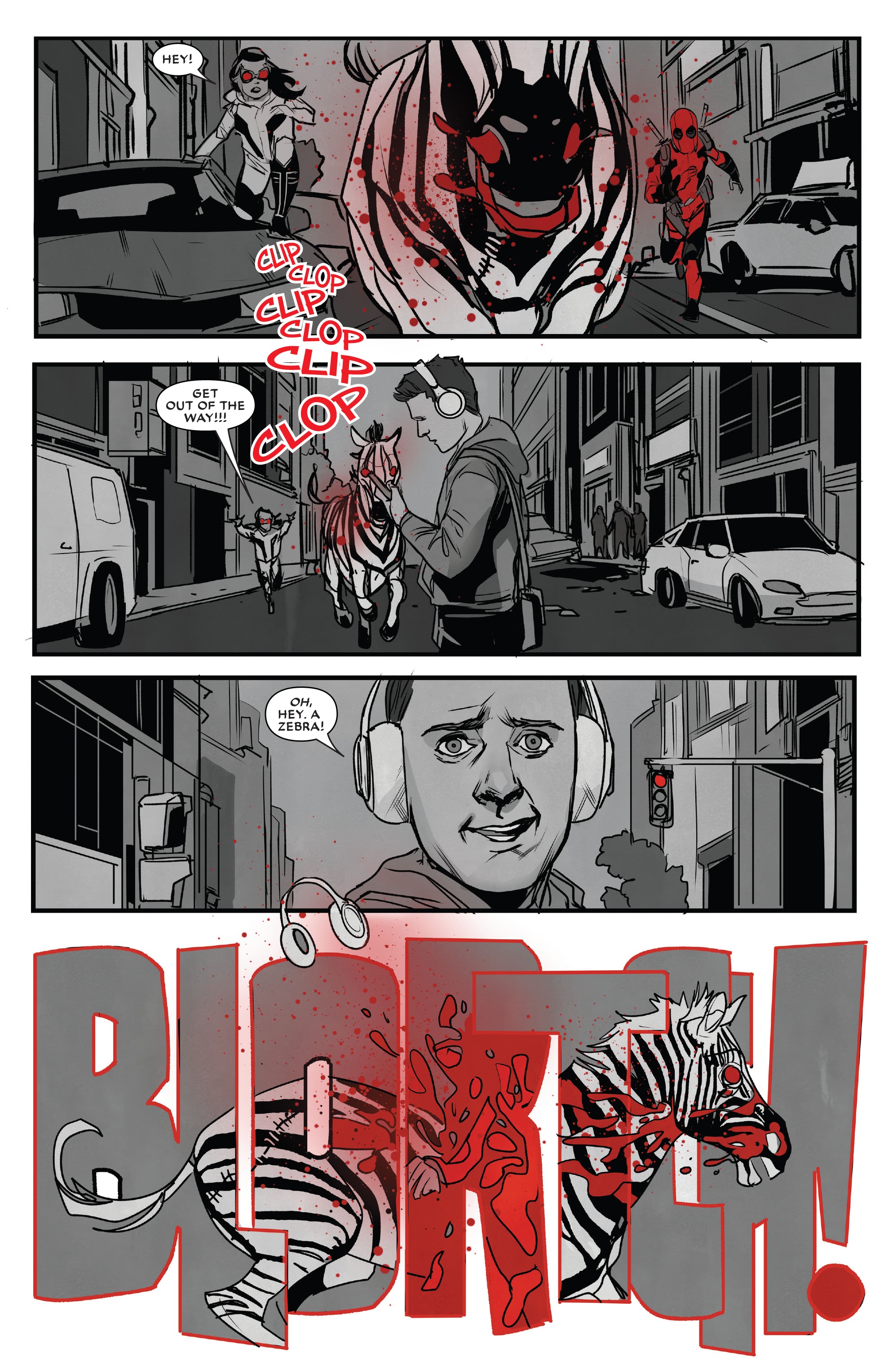 Read online Deadpool: Black, White & Blood comic -  Issue #1 - 7