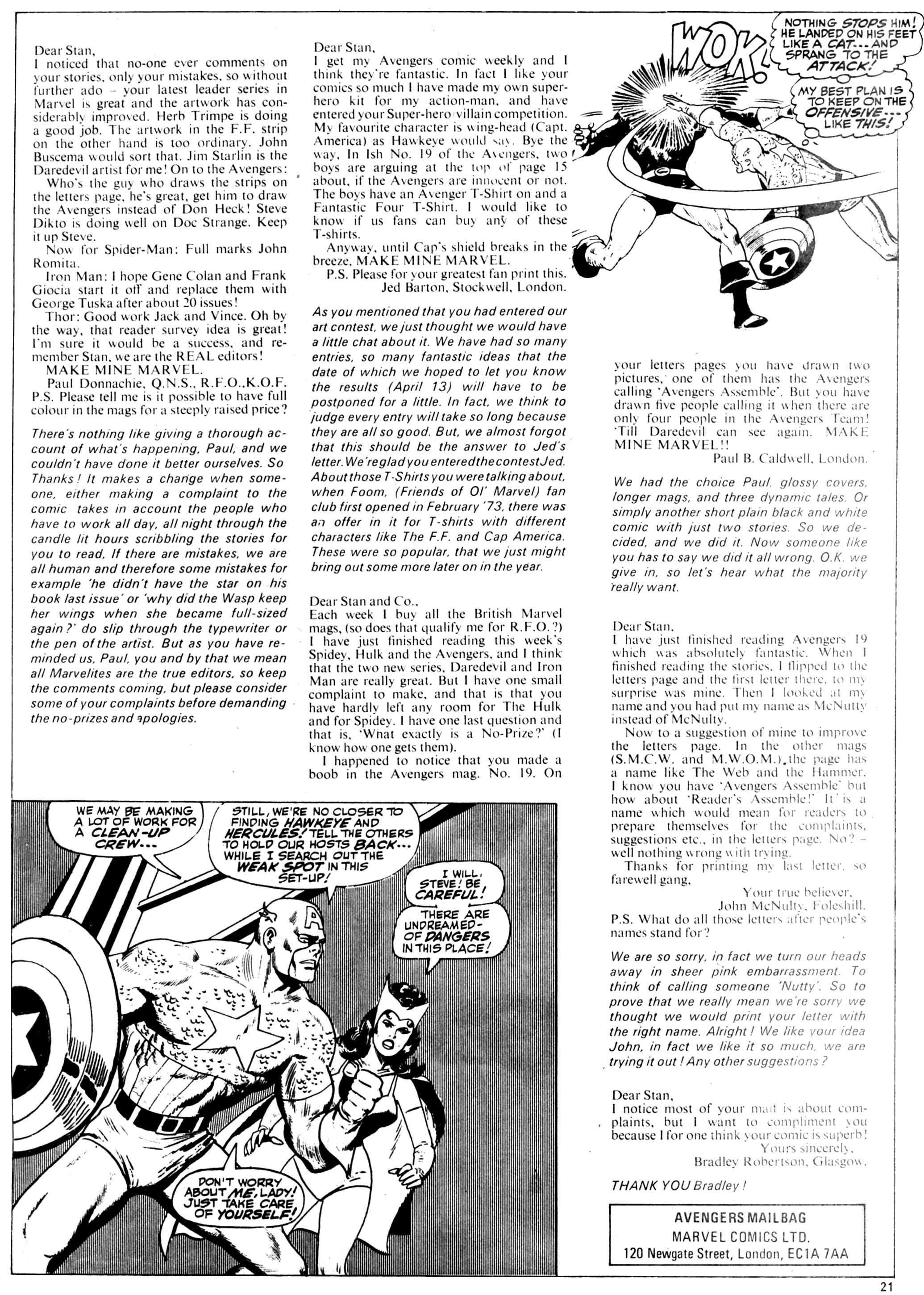 Read online The Avengers (1973) comic -  Issue #28 - 21