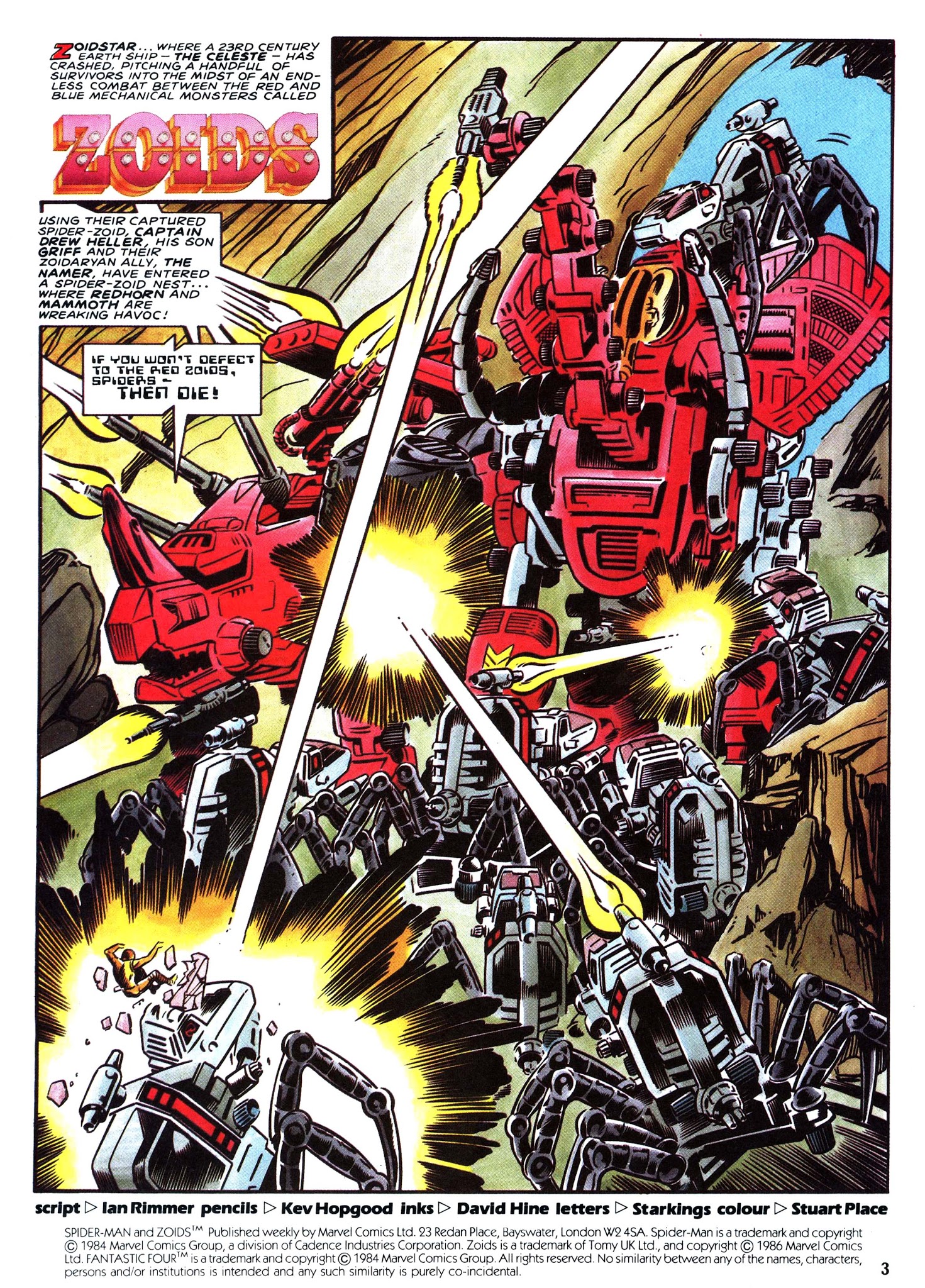 Read online Spider-Man and Zoids comic -  Issue #10 - 3