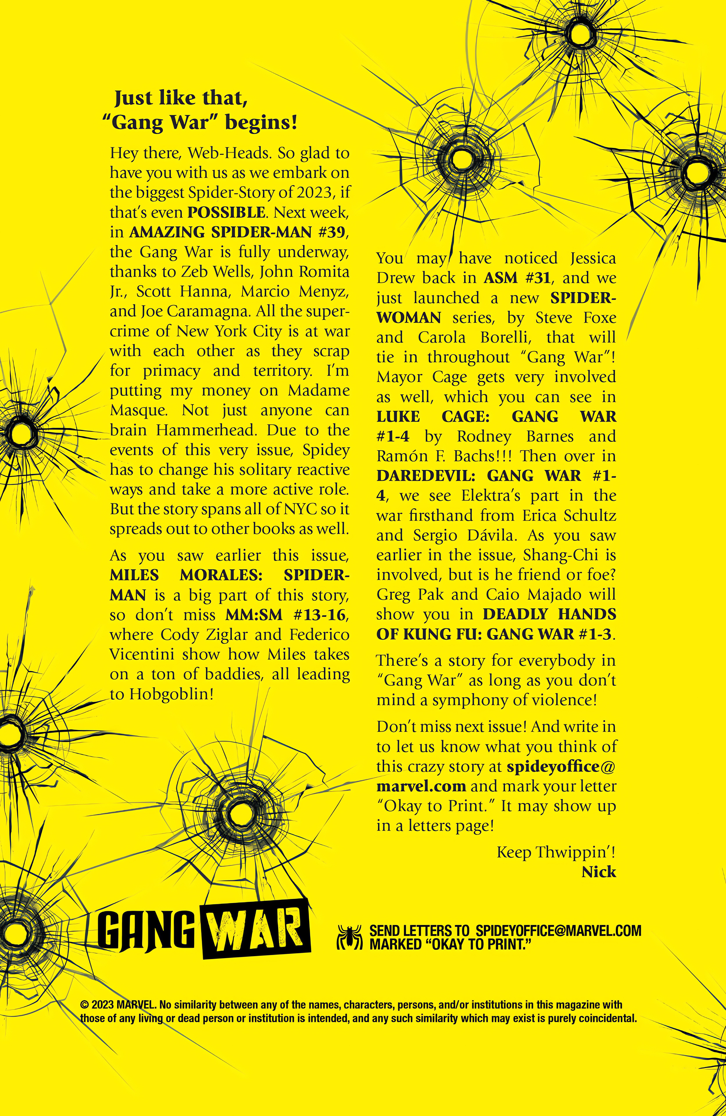 Read online The Amazing Spider-Man: Gang War: First Strike comic -  Issue # Full - 34