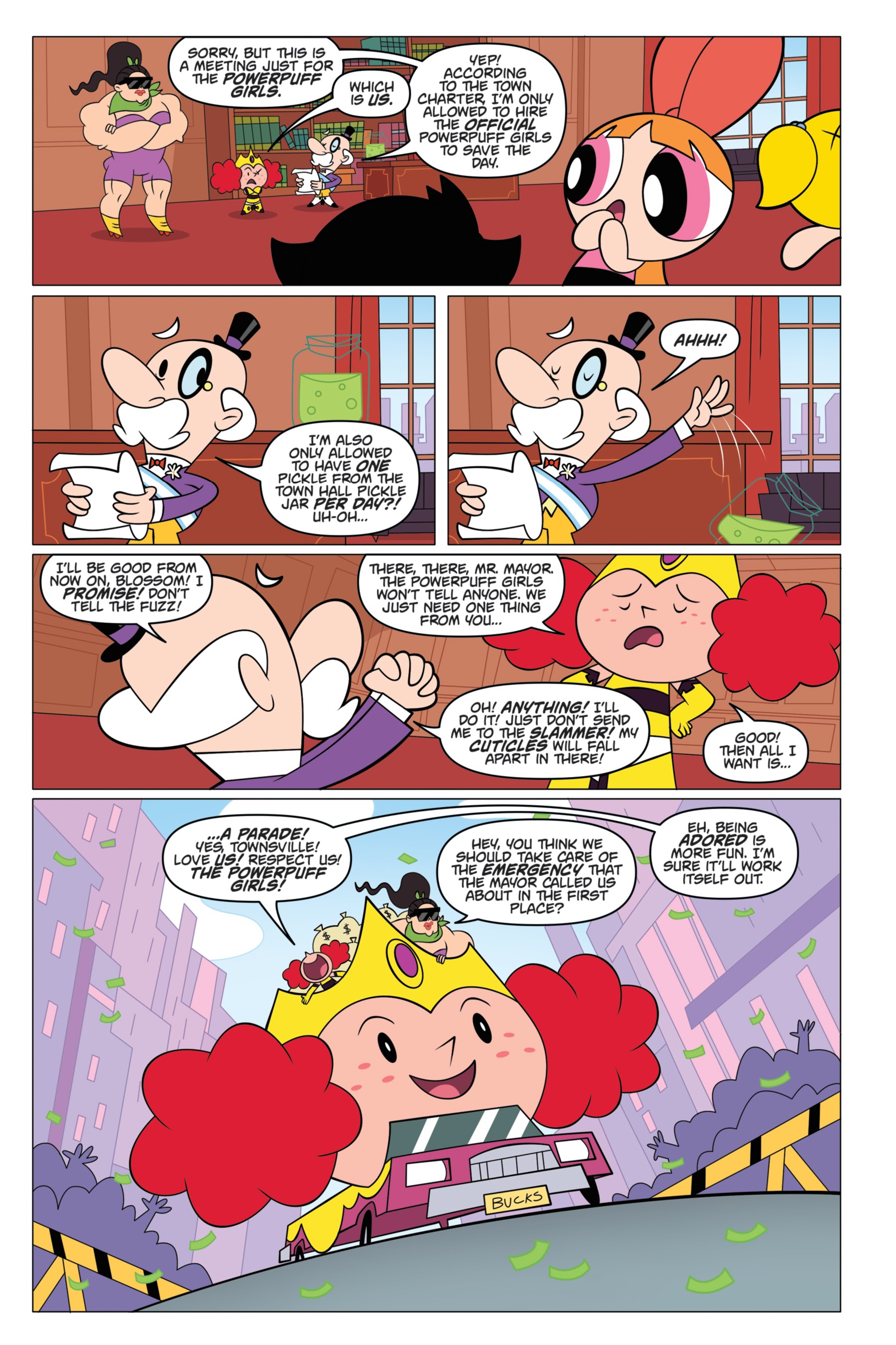 Read online The Powerpuff Girls: Bureau of Bad comic -  Issue # _TPB - 15