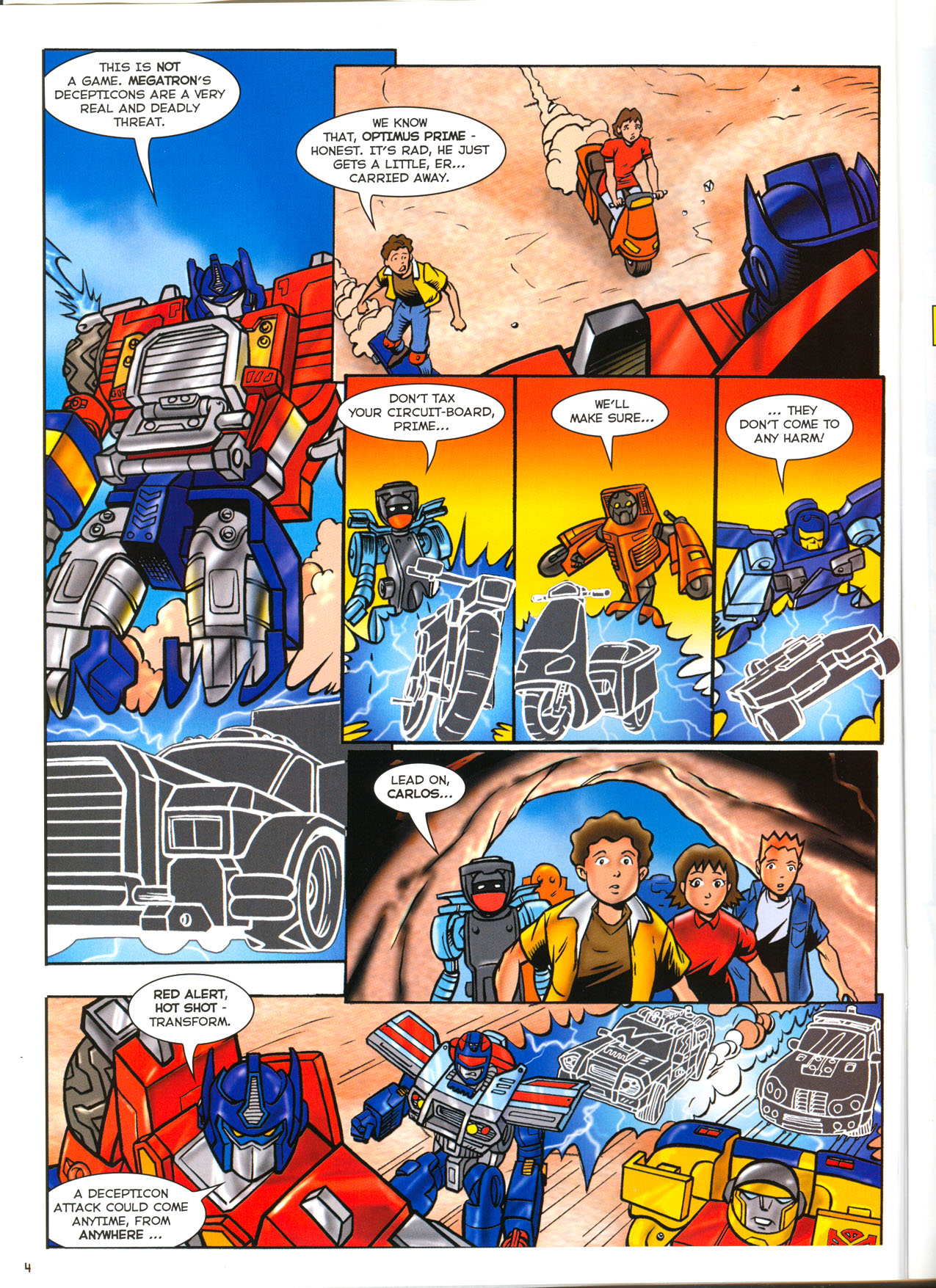 Read online Transformers: Armada (2003) comic -  Issue #3 - 3