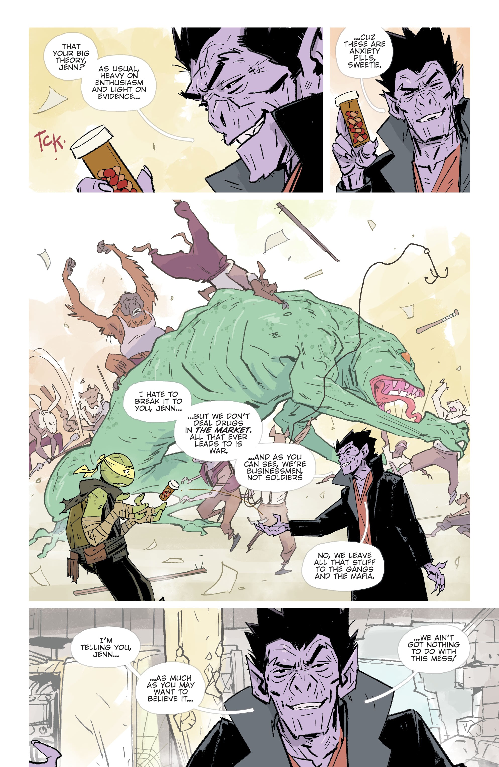 Read online Teenage Mutant Ninja Turtles: Jennika II comic -  Issue #1 - 25