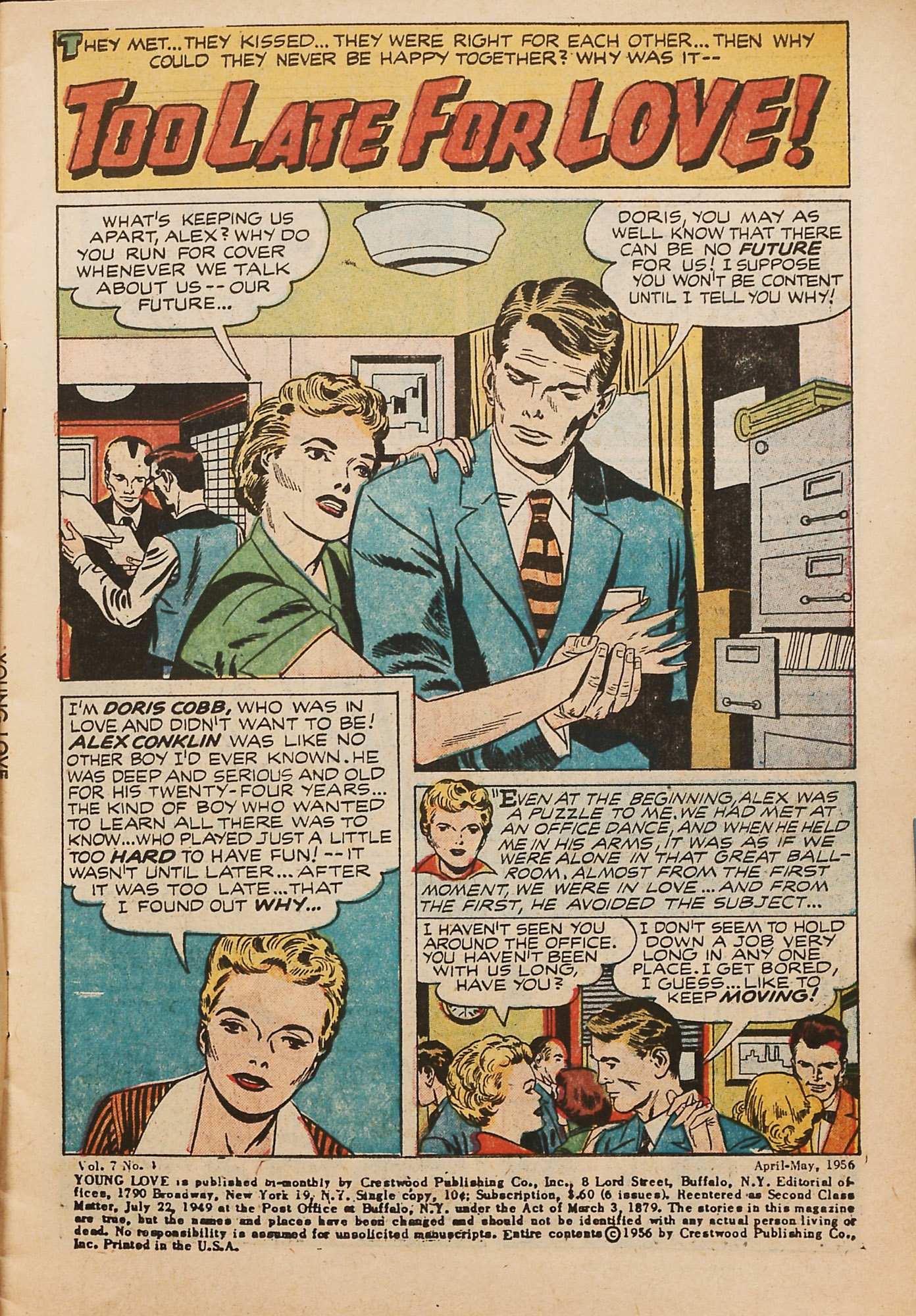 Read online Young Love (1949) comic -  Issue #70 - 3