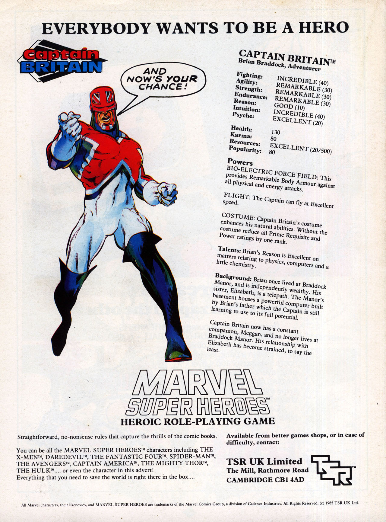 Read online Captain Britain (1985) comic -  Issue #12 - 36