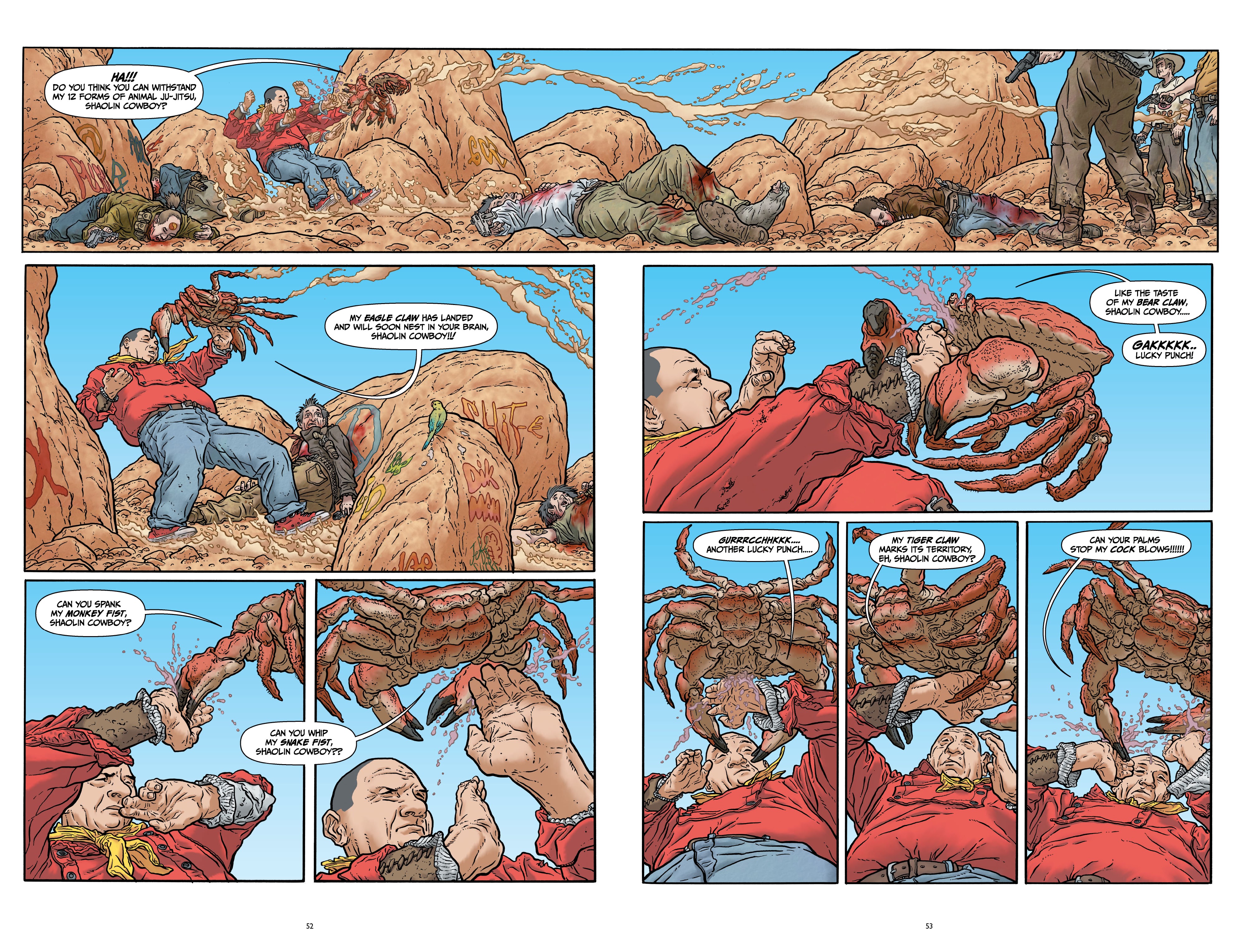 Read online Shaolin Cowboy comic -  Issue # _Start Trek (Part 1) - 41