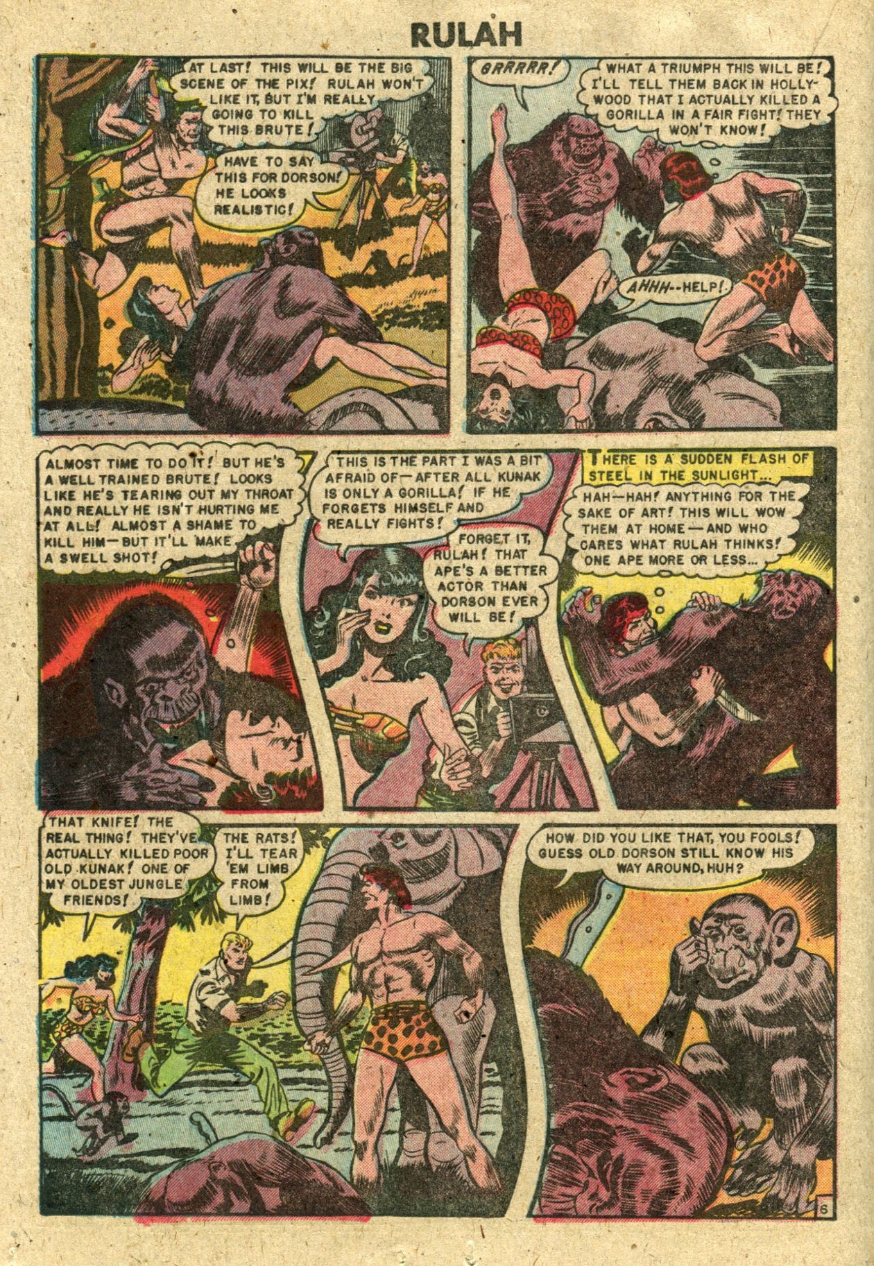 Read online Rulah - Jungle Goddess comic -  Issue #25 - 16