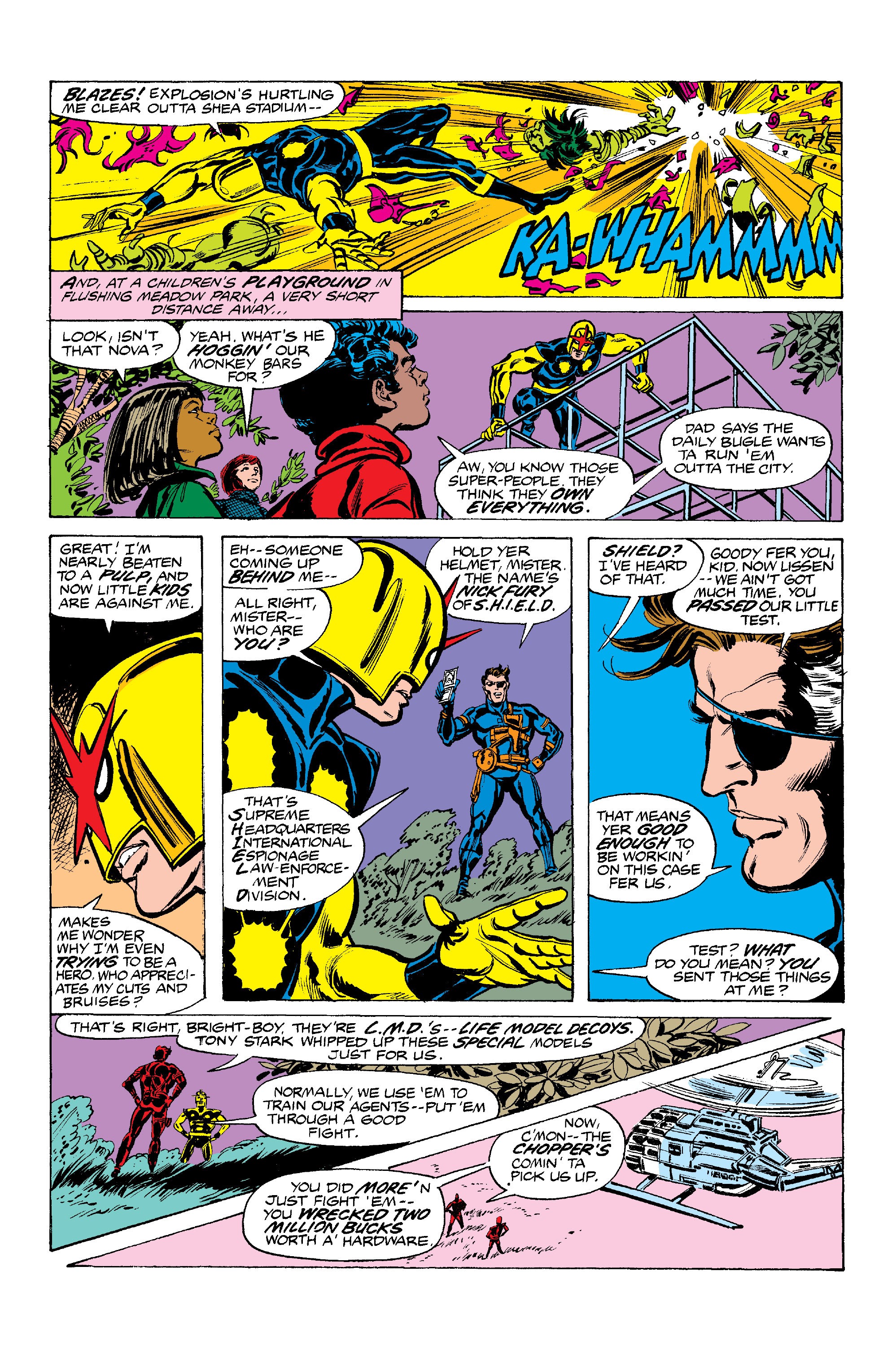 Read online Nova (1976) comic -  Issue #15 - 16