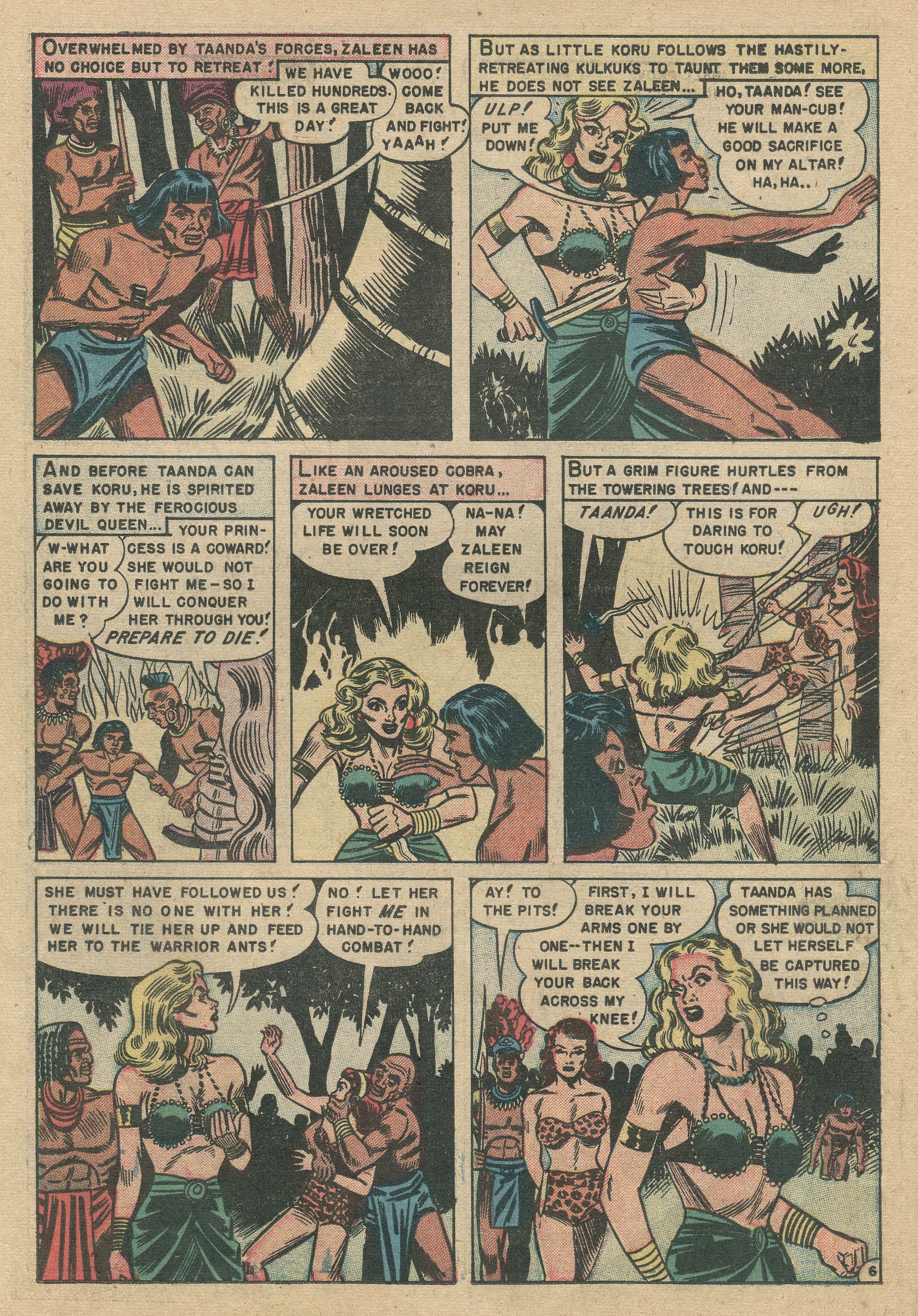 Read online Taanda White Princess of the Jungle comic -  Issue #2 - 22