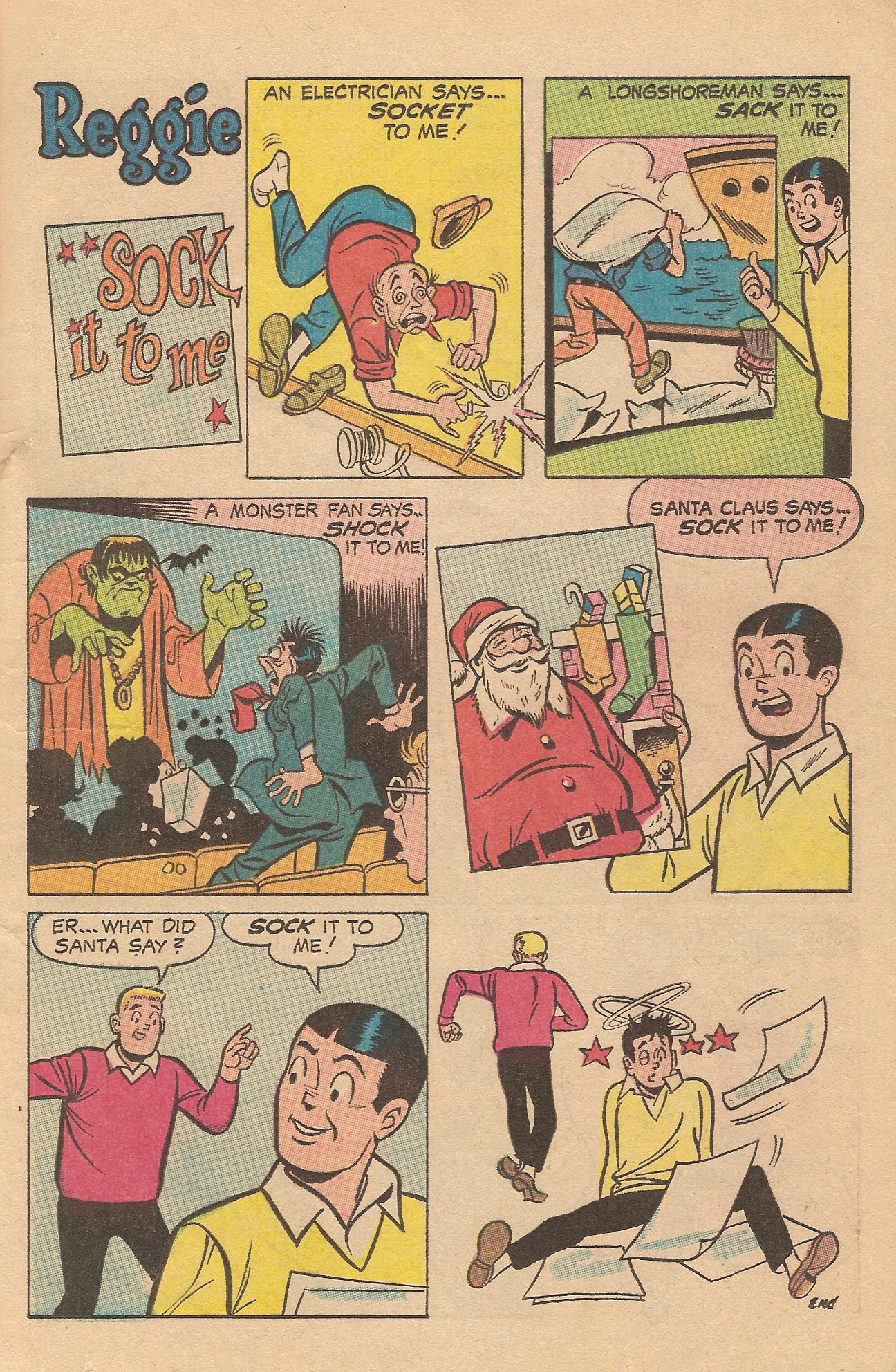 Read online Reggie's Wise Guy Jokes comic -  Issue #5 - 7