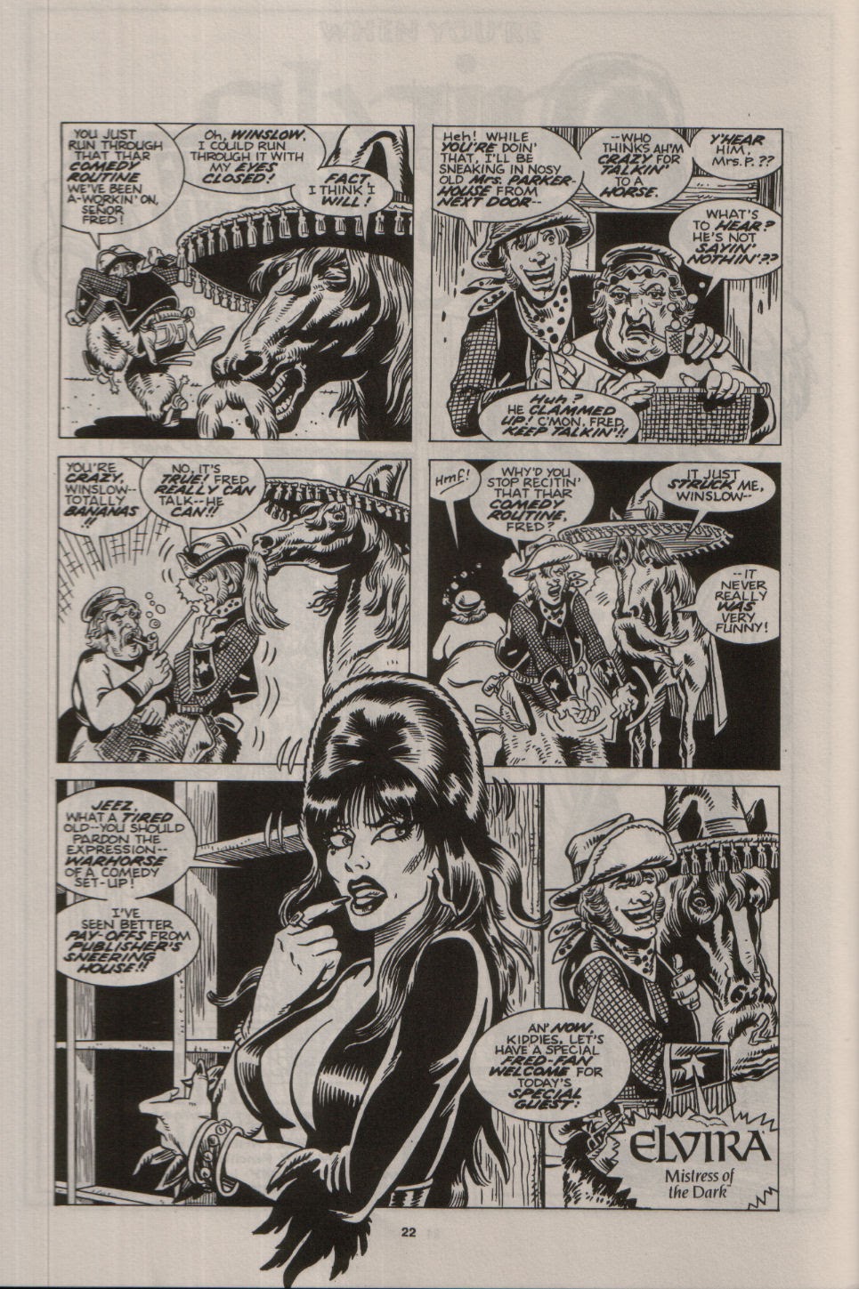 Read online Elvira, Mistress of the Dark comic -  Issue #24 - 20