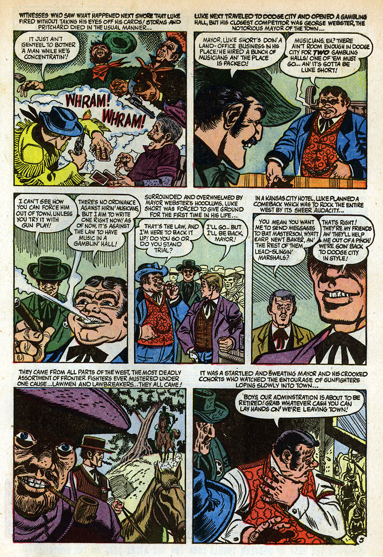 Read online Western Outlaws (1954) comic -  Issue #4 - 31