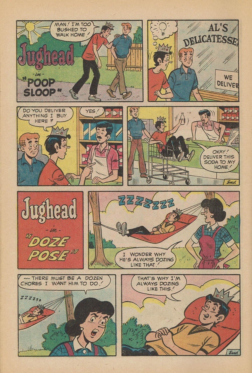 Read online Jughead's Jokes comic -  Issue #30 - 16