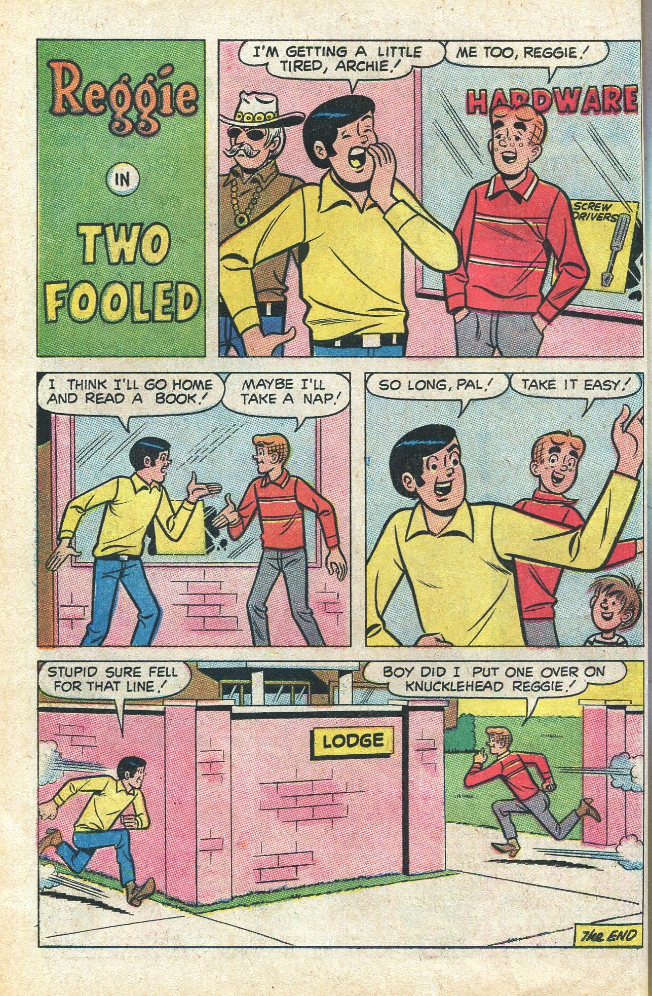 Read online Reggie's Wise Guy Jokes comic -  Issue #7 - 18