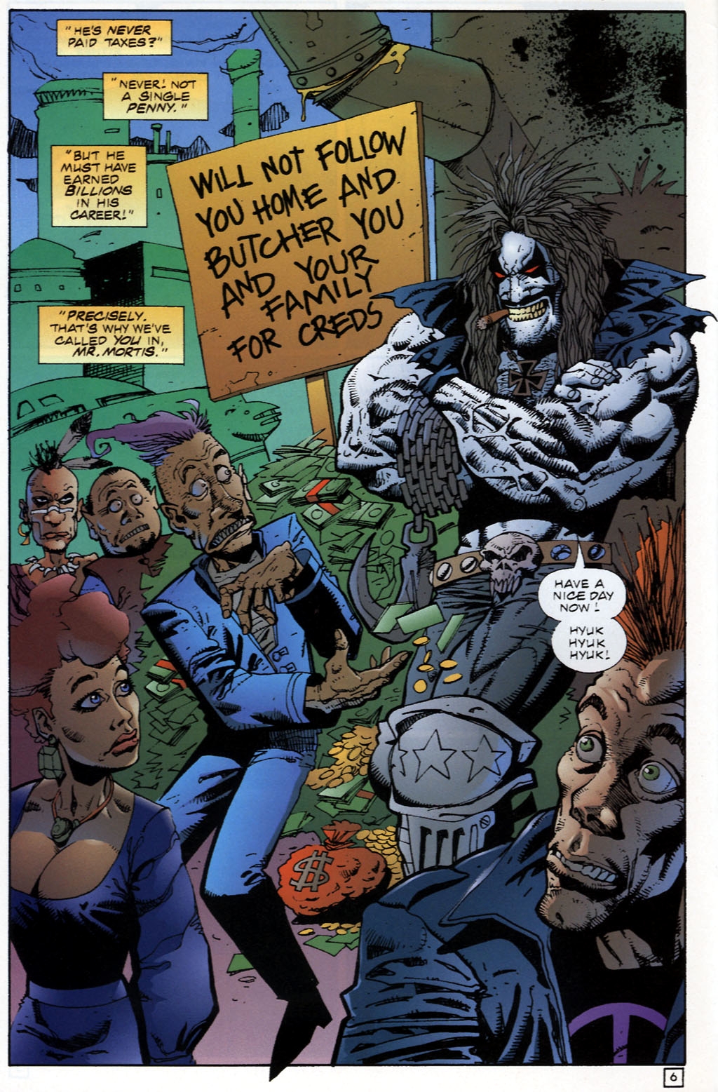 Read online Lobo: Death and Taxes comic -  Issue #2 - 7