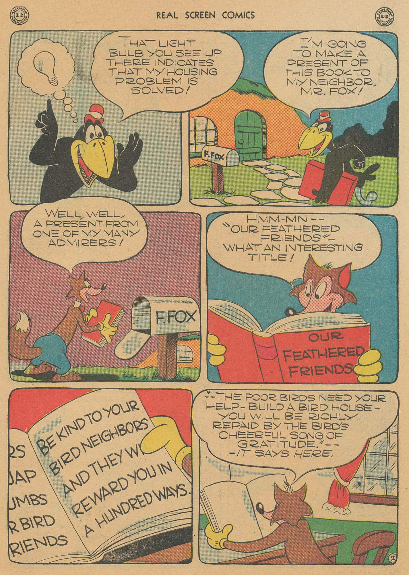 Read online Real Screen Comics comic -  Issue #5 - 46