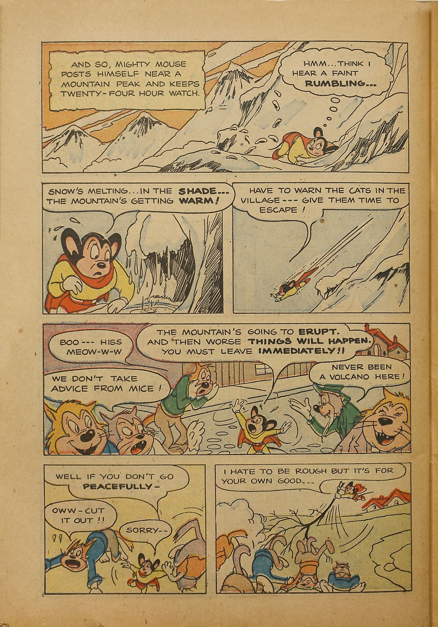 Read online Paul Terry's Mighty Mouse Comics comic -  Issue #40 - 90